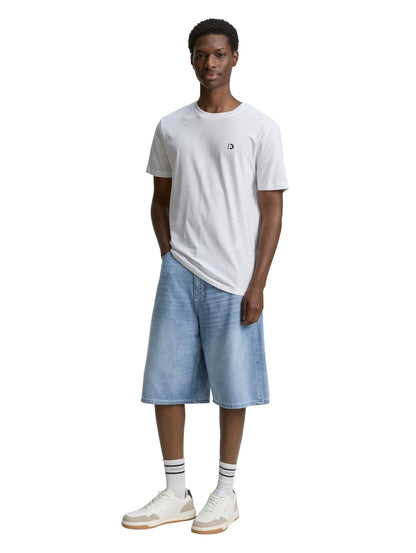 Denim Tom Tailor Light Stone Blue Denim Men Ttbaggy Shorts SKU: 1047170_10142 Image 03