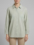 Tom Tailor Green White Dobby Stipe Women Regular Fit Blouse with Striped Pattern SKU: 1047178_38781 Image 00
