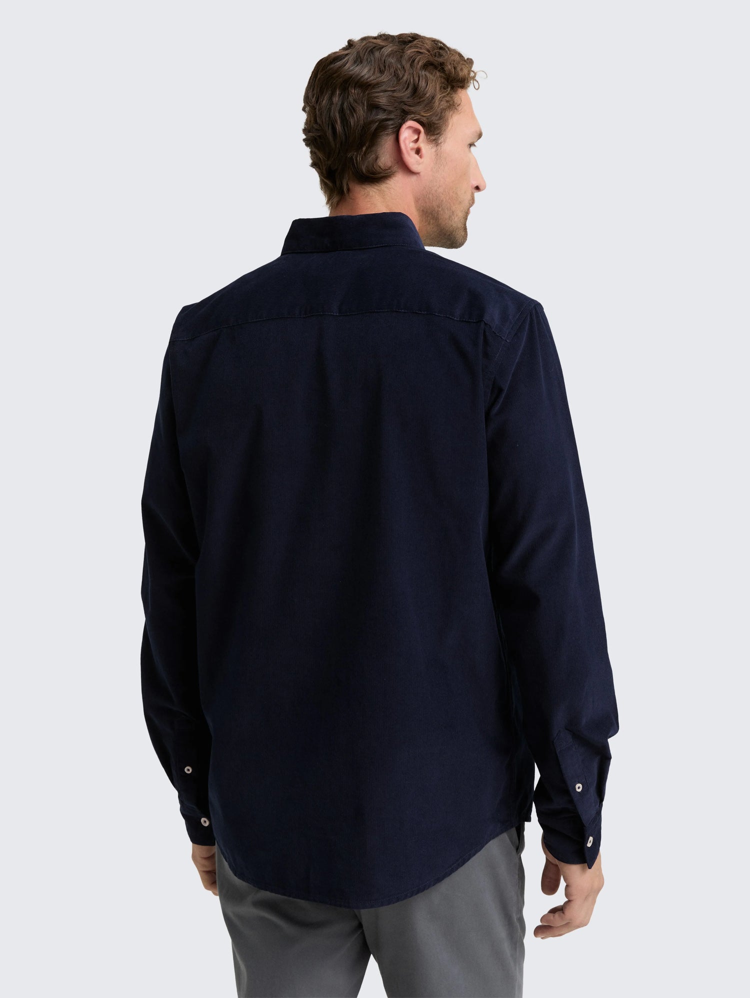 Tom Tailor_0_Regular Fit Corduroy Shirt with Breast Pocket_1047341_10668_03