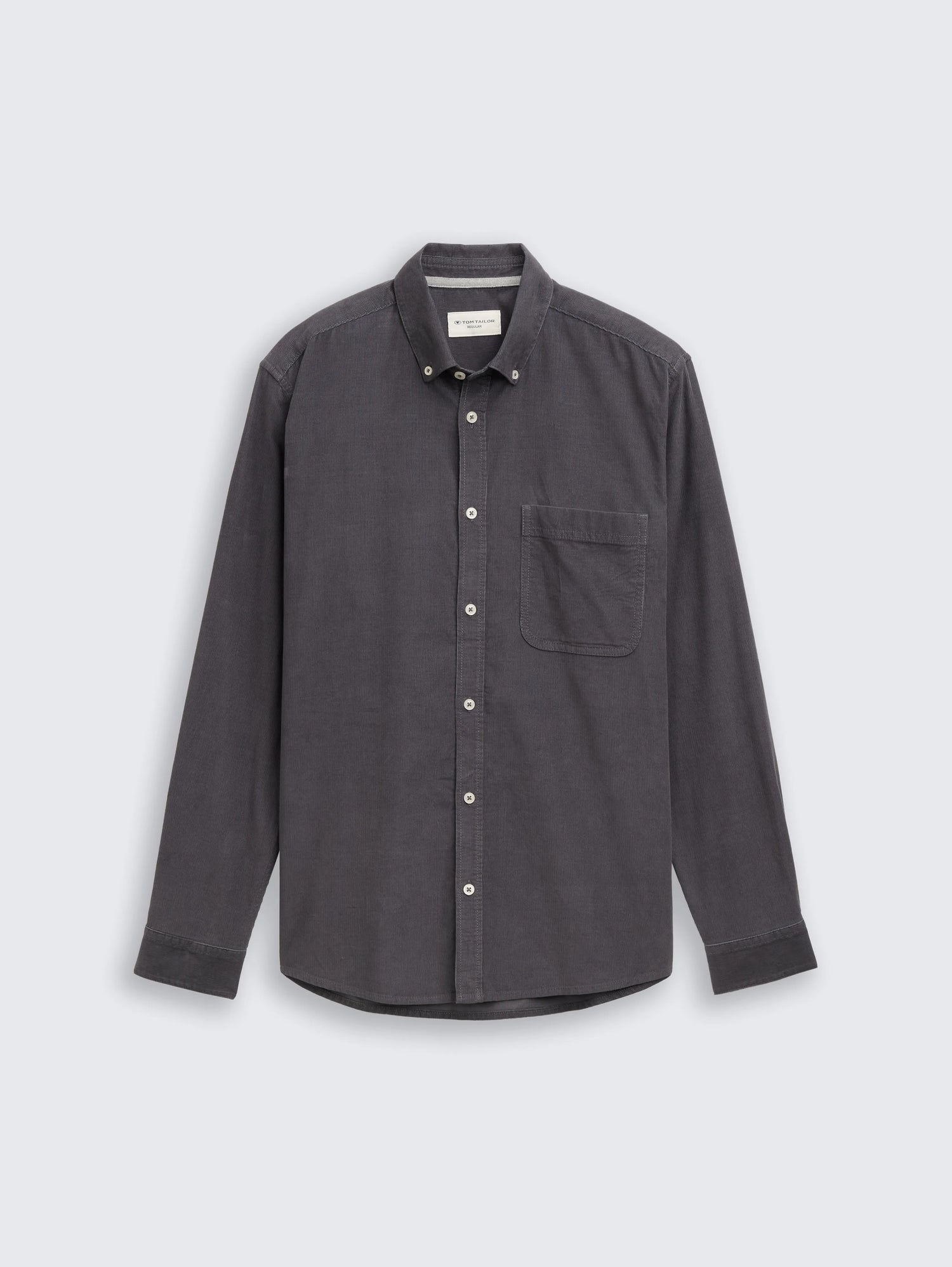 Tom Tailor_0_Regular Fit Corduroy Shirt with Breast Pocket_1047341_38326_04