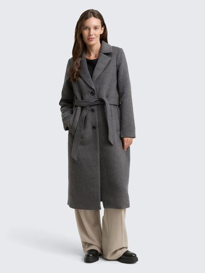 Tom Tailor_Black_Wool Coat with Belt_1047524_38422_02