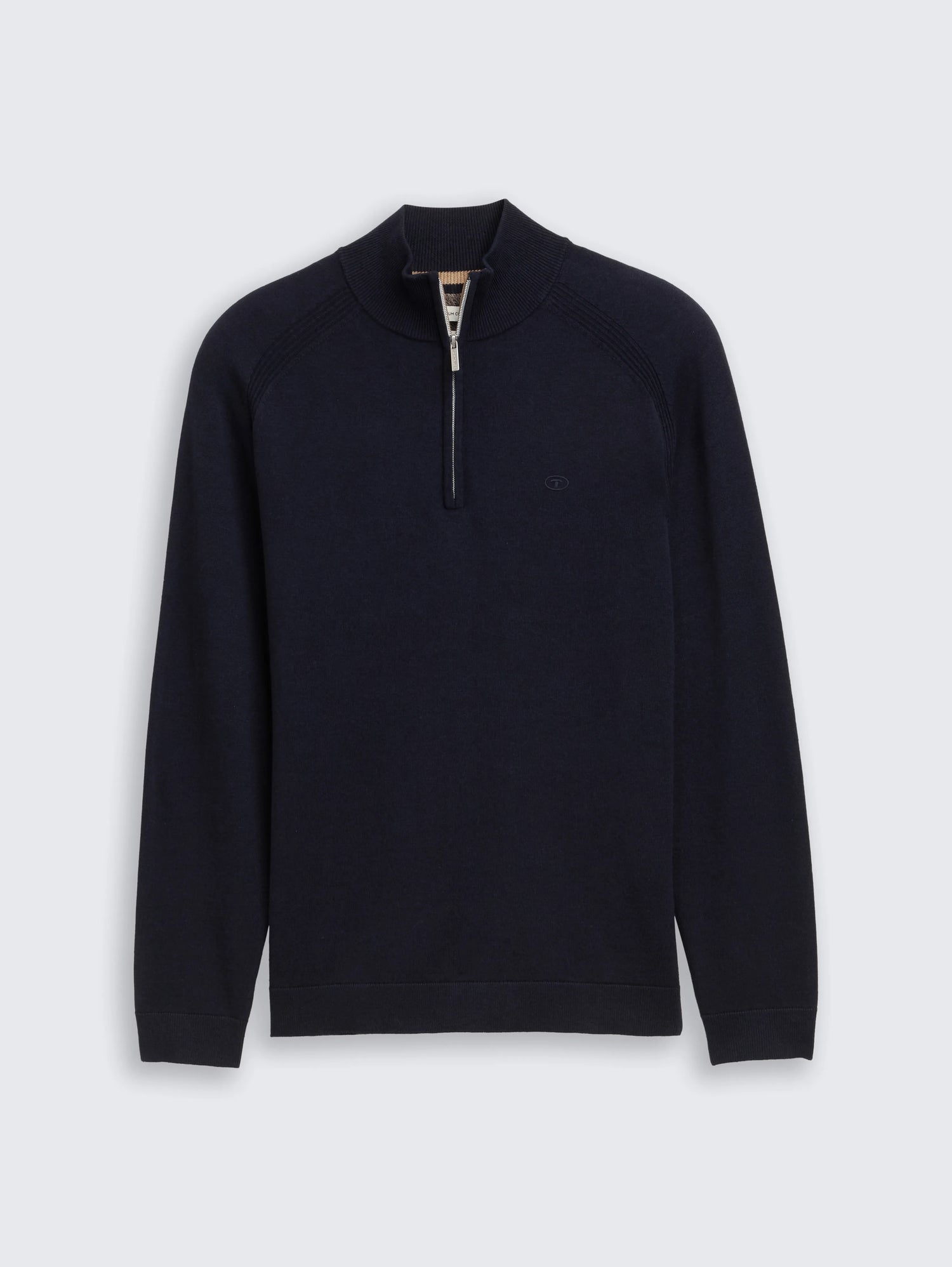 Tom Tailor_0_Troyer Knitted Jumper with Logo Embroidery_1047569_13160_01