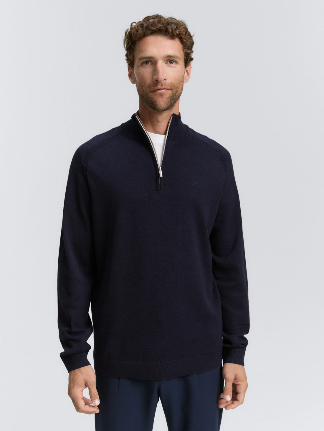 Tom Tailor_0_Troyer Knitted Jumper with Logo Embroidery_1047569_13160_02