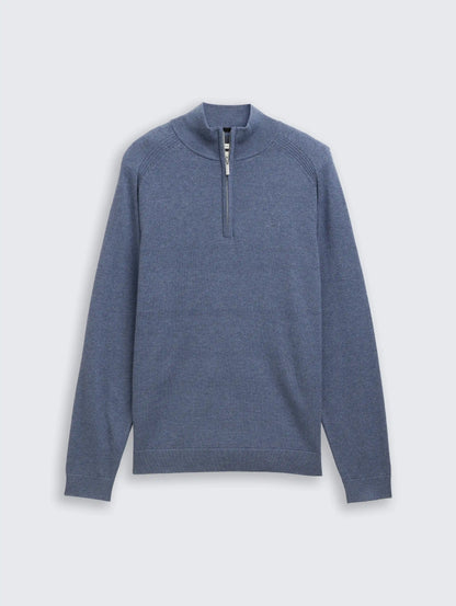 Tom Tailor_0_Troyer Knitted Jumper with Logo Embroidery_1047569_18964_01