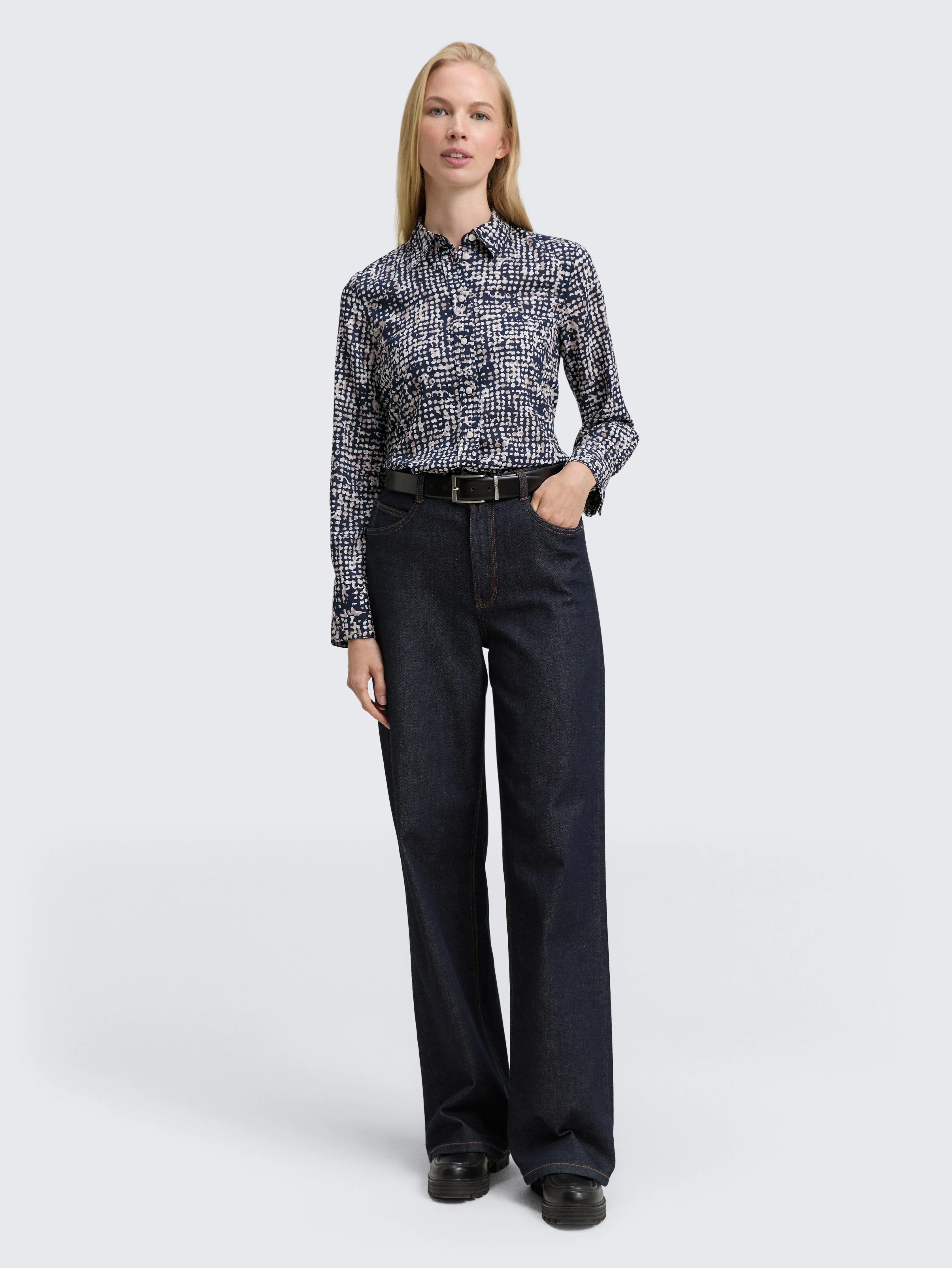 Tom Tailor_0_Patterned Shirt Blouse_1047586_38402_01