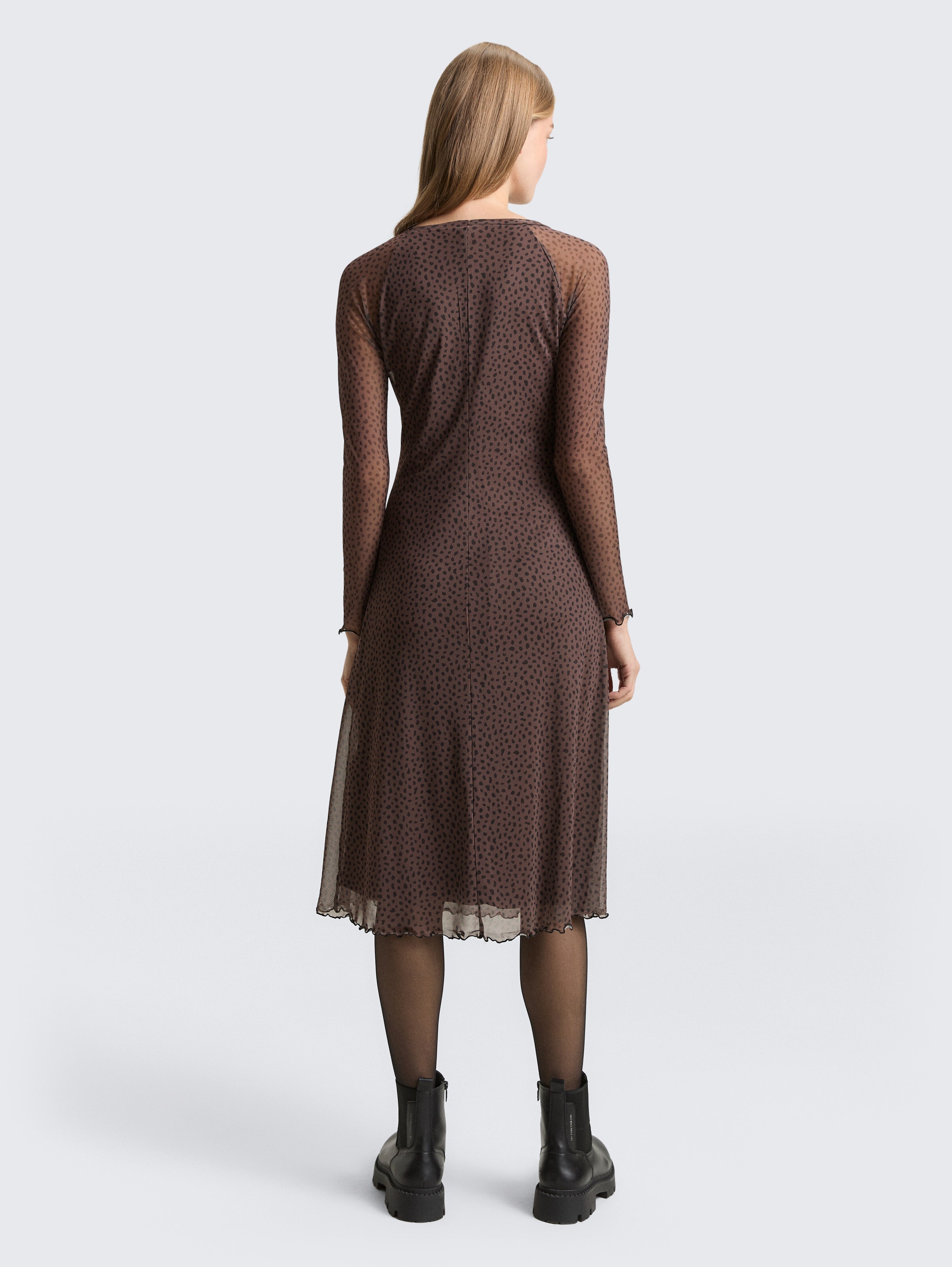 Tom Tailor_0_Mesh Midi Dress with Pattern_1047624_38420_03