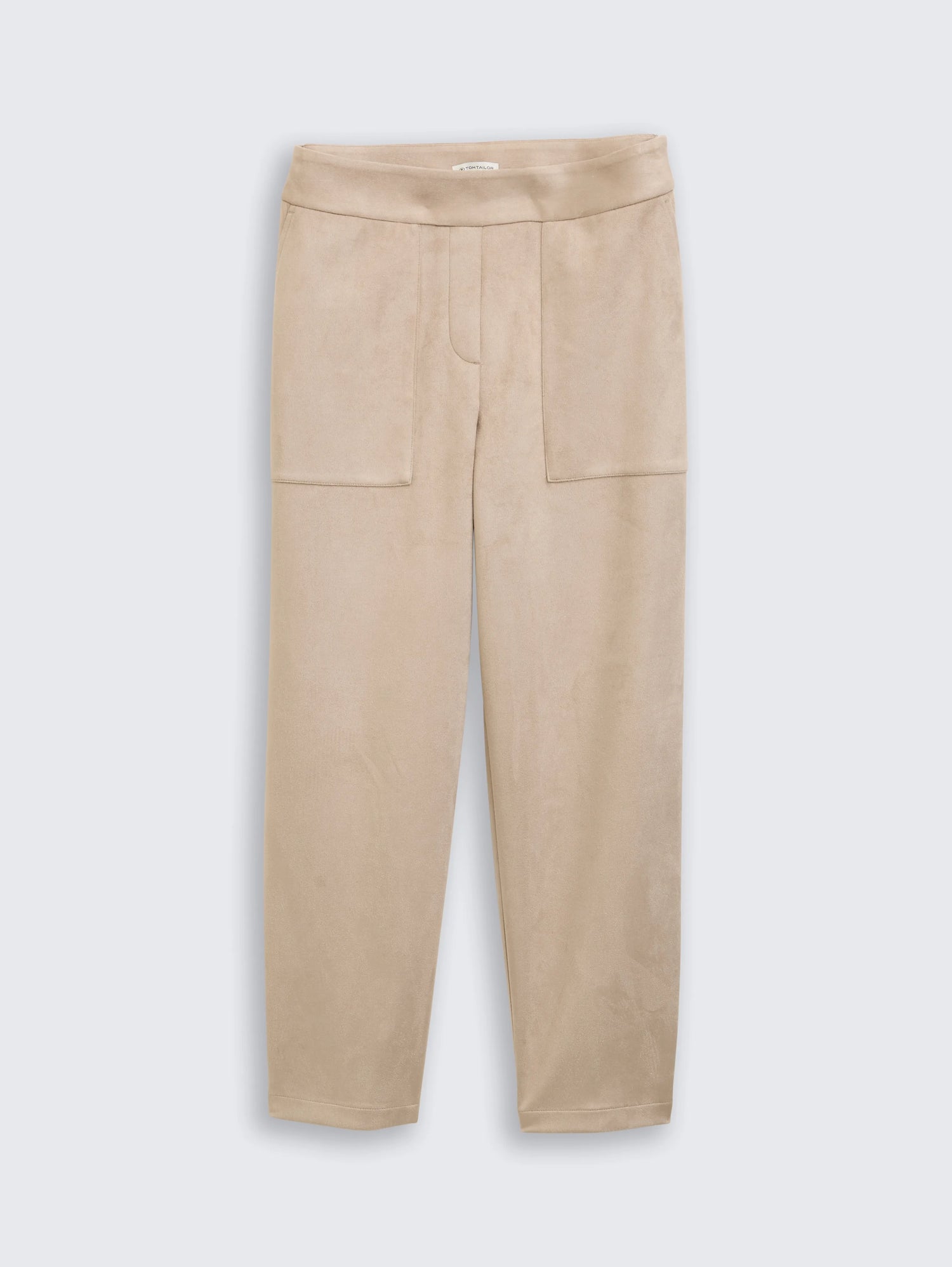 Tom Tailor_0_Loose Fit Trousers in Suede Look_1047666_32208_03