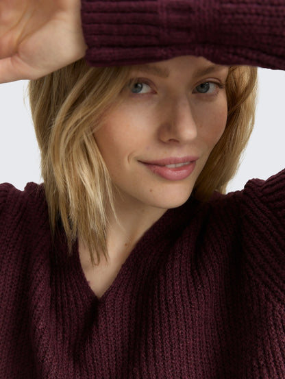 Tom Tailor_0_Knitted Jumper with V-Neck_1047674_10525_05