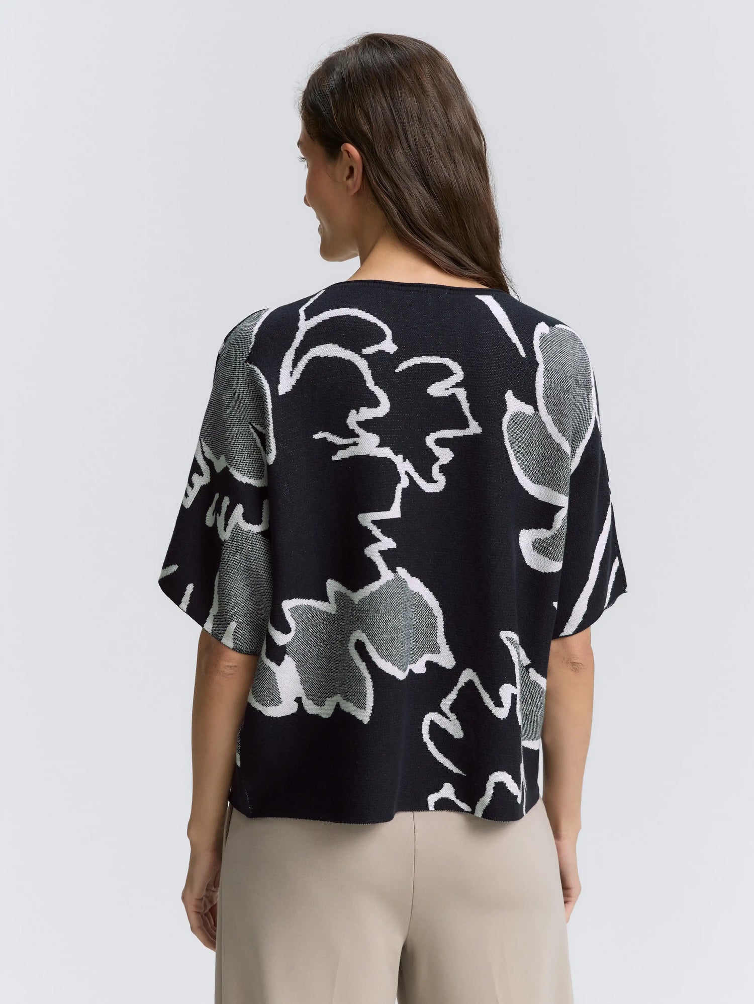 Tom Tailor_0_Loose Fit Knitted Jumper with Pattern_1047684_38709_04