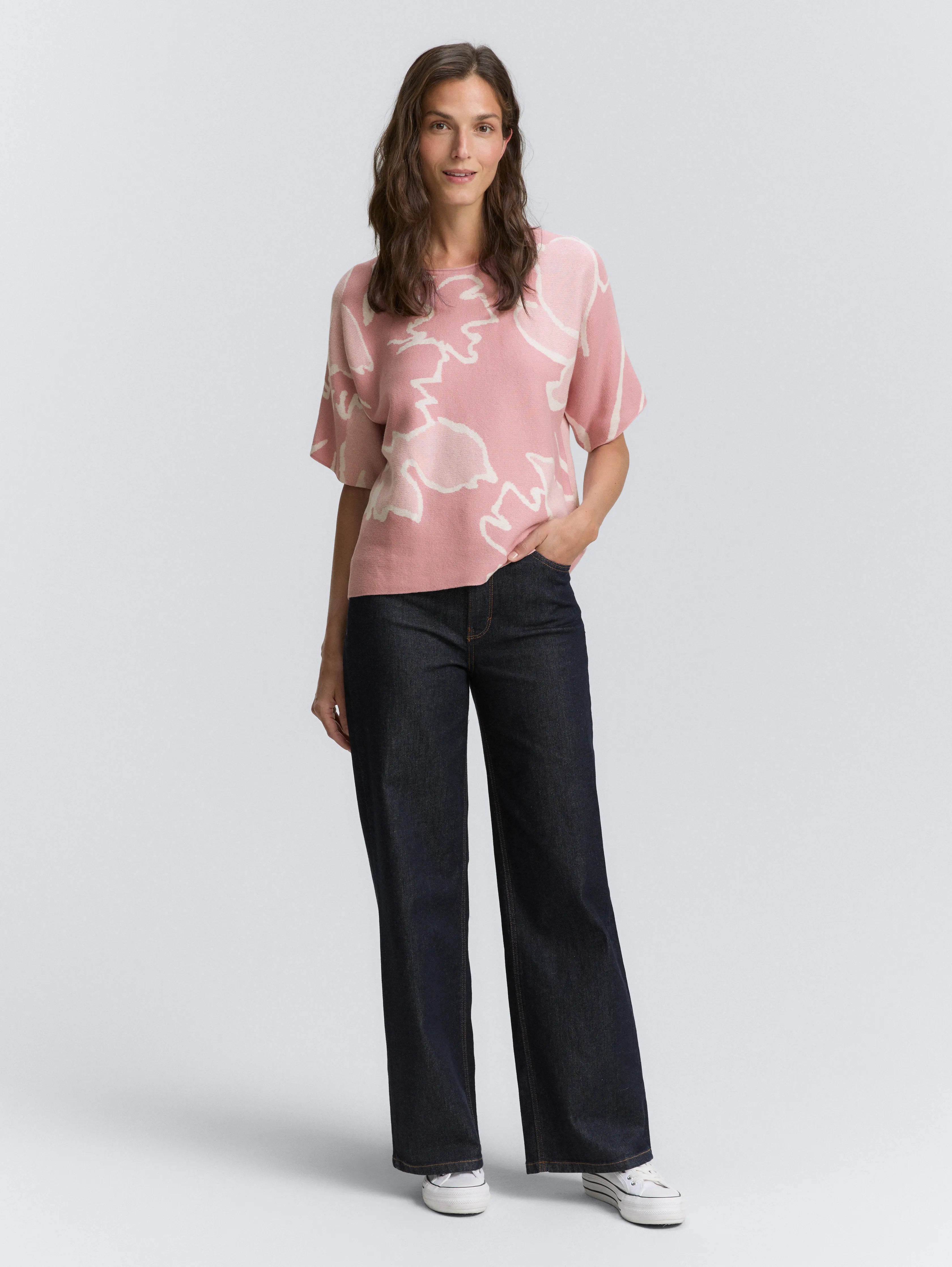 Tom Tailor_0_Loose Fit Knitted Jumper with Pattern_1047684_38710_03