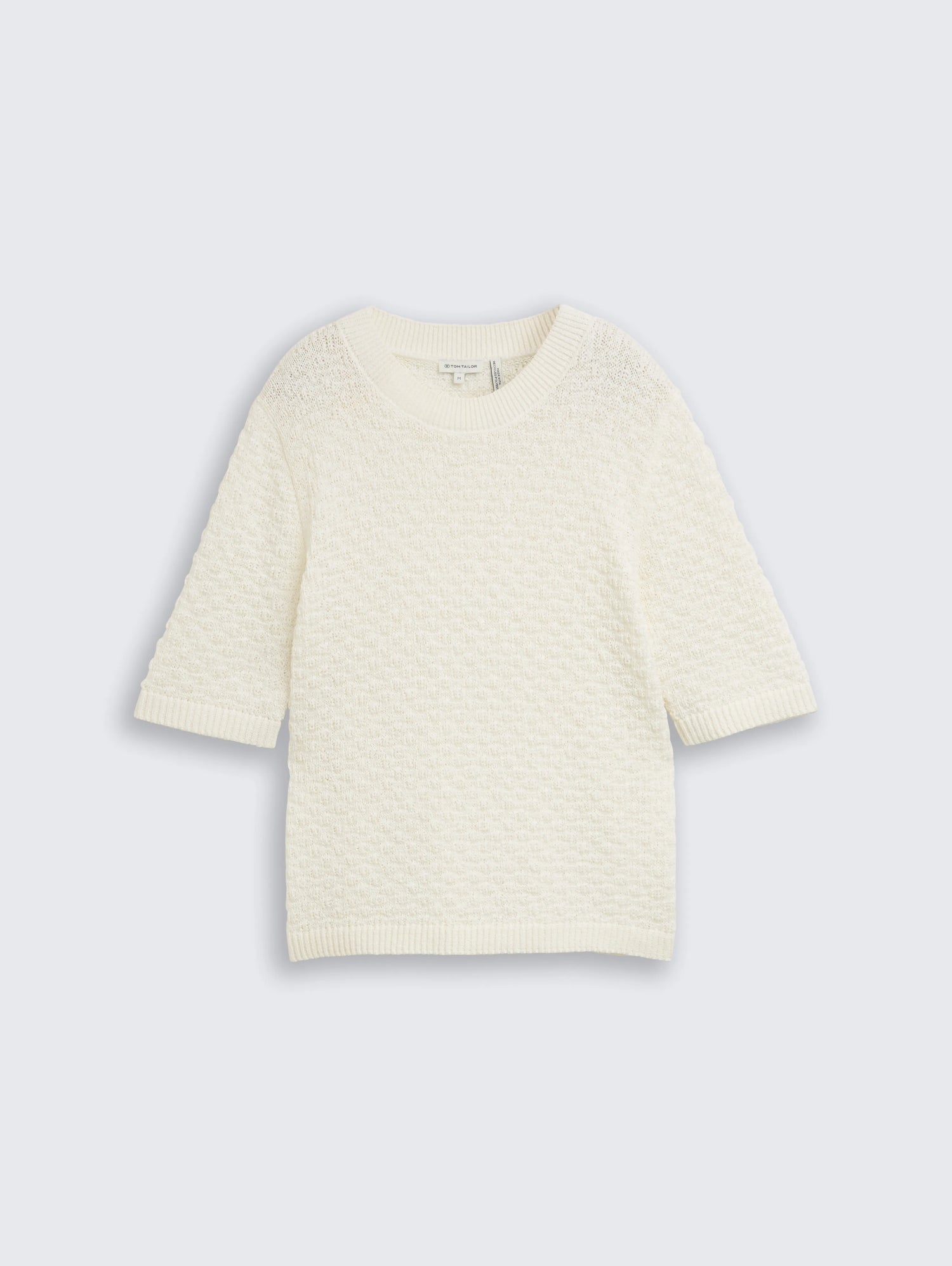 Tom Tailor_0_Knitted Jumper with Texture_1047689_10315_01