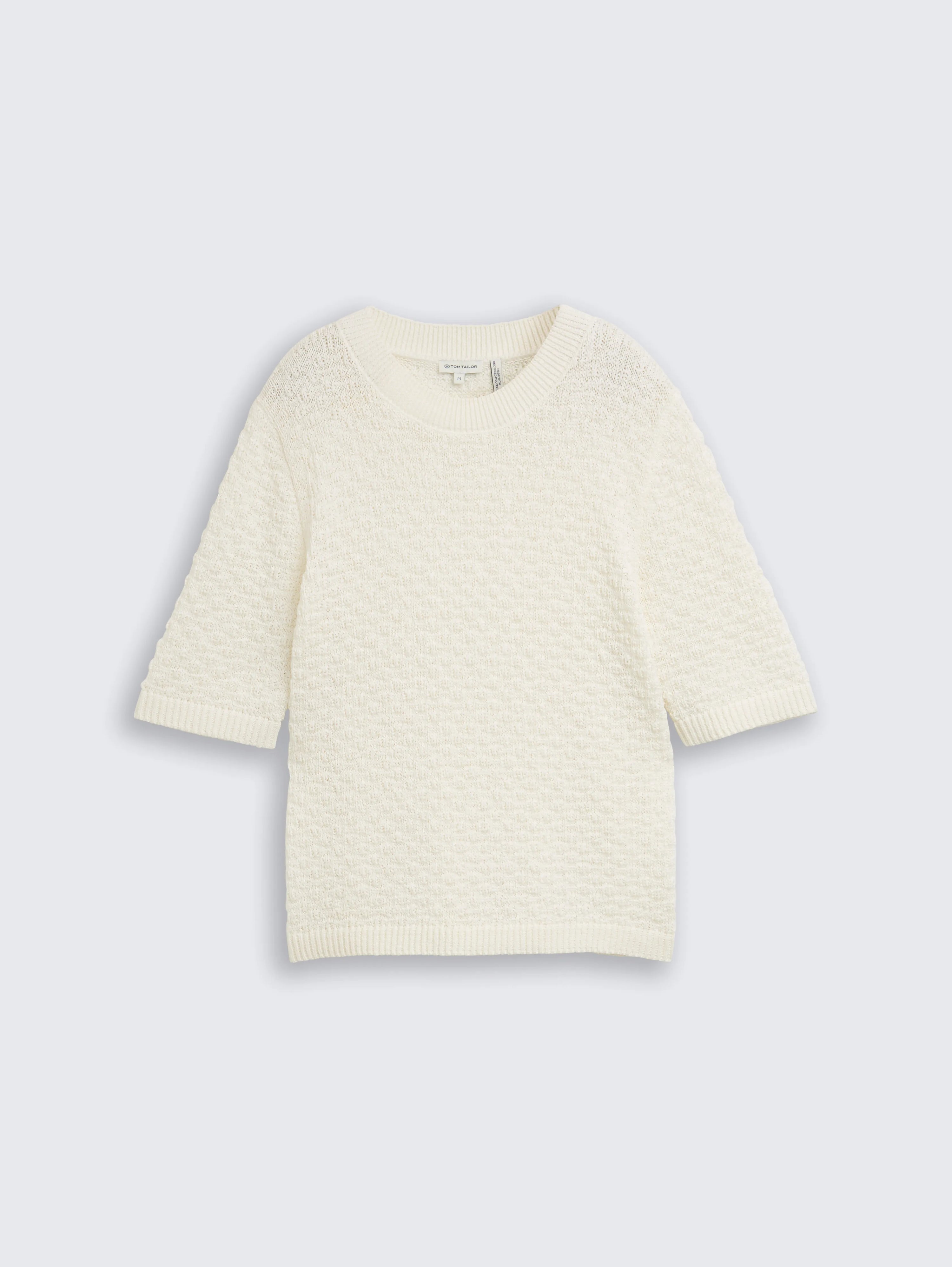 Tom Tailor_0_Knitted Jumper with Texture_1047689_10315_01