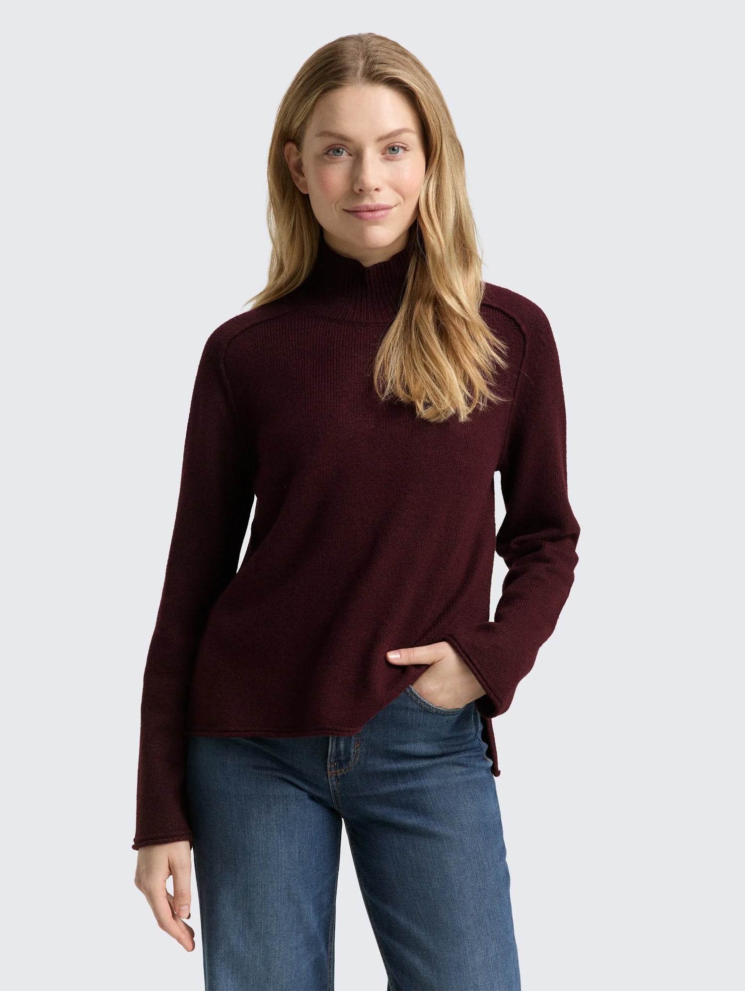 Tom Tailor_0_Loose Fit Knitted Jumper with Stand-Up Collar_1047703_10525_02