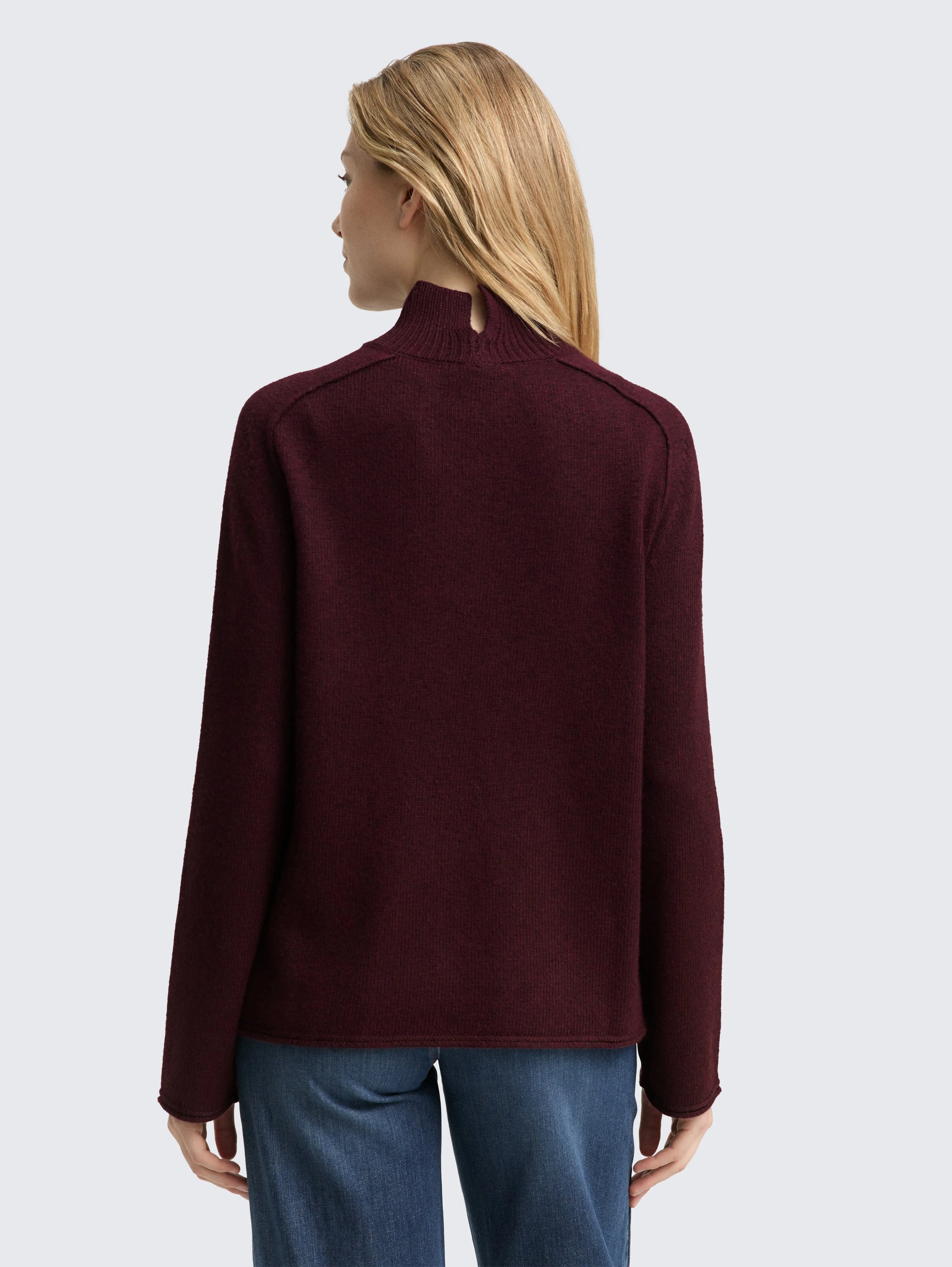 Tom Tailor_0_Loose Fit Knitted Jumper with Stand-Up Collar_1047703_10525_04