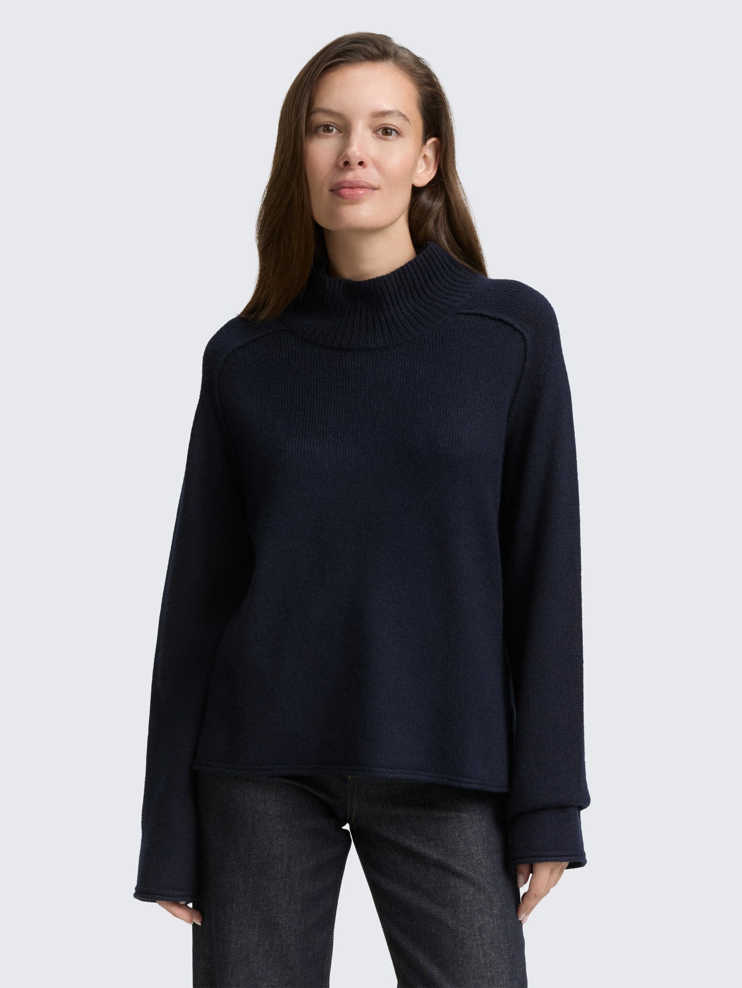 Tom Tailor_0_Loose Fit Knitted Jumper with Stand-Up Collar_1047703_11019_02