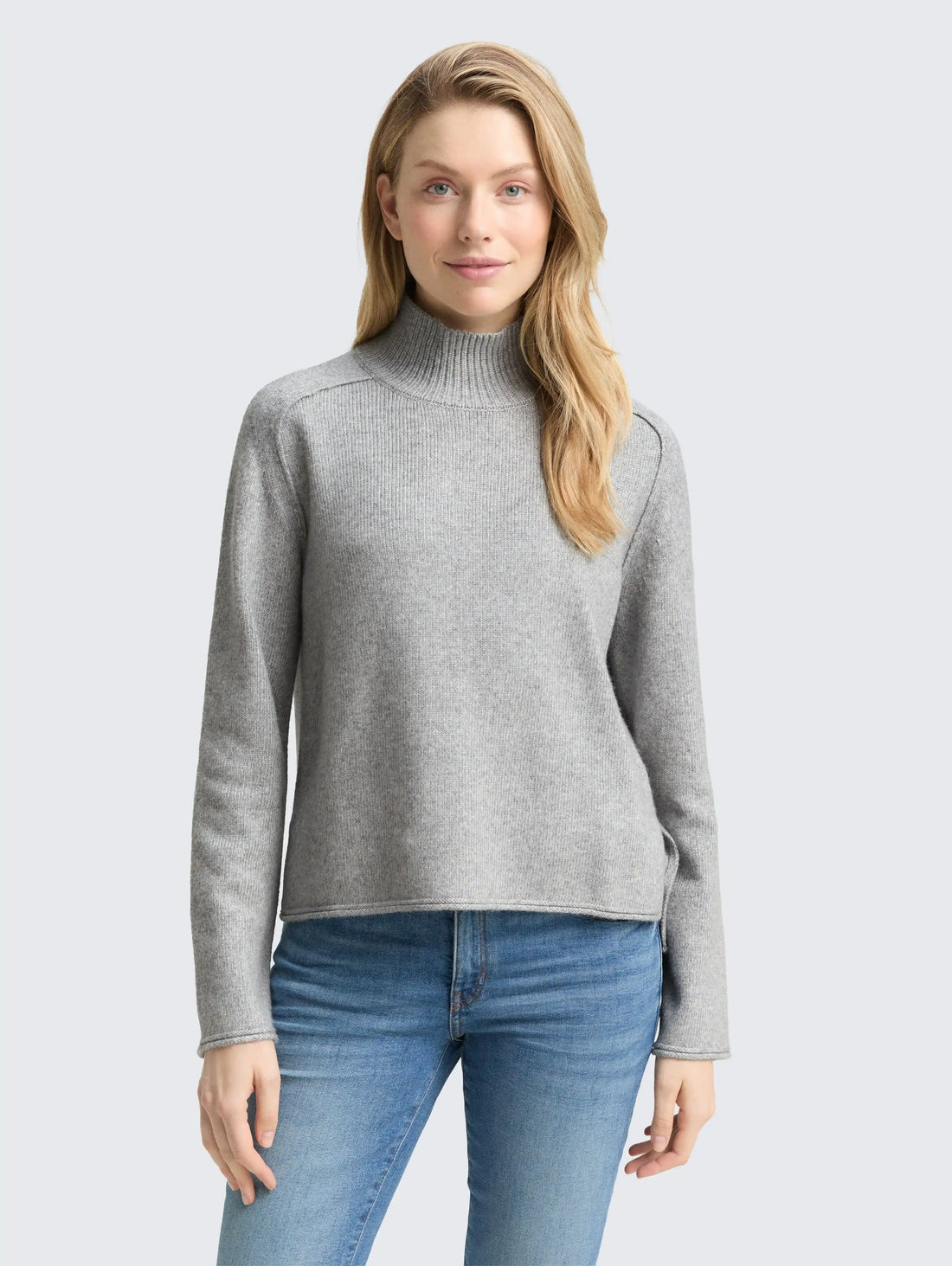 Tom Tailor_0_Loose Fit Knitted Jumper with Stand-Up Collar_1047703_21373_02