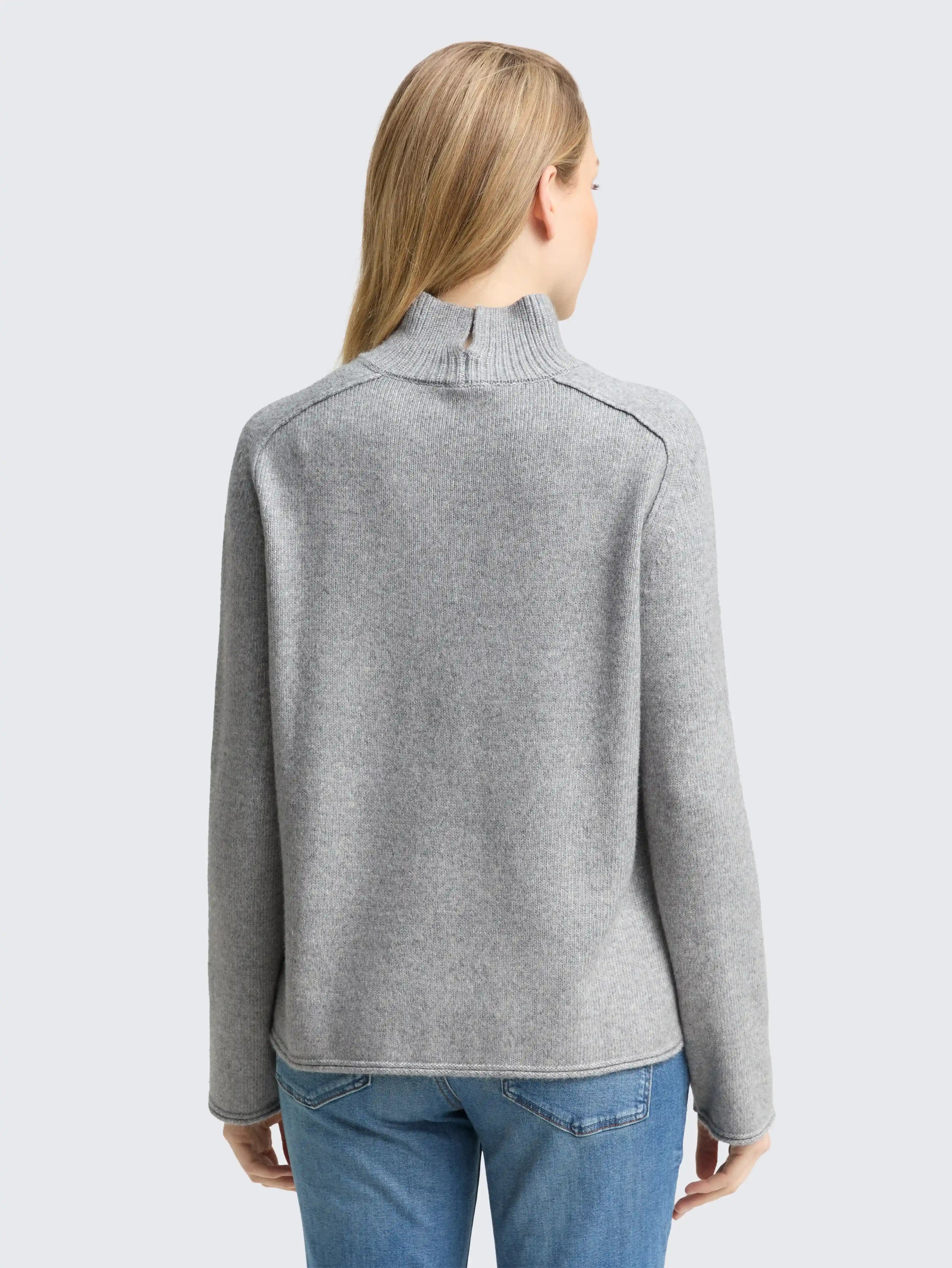 Tom Tailor_0_Loose Fit Knitted Jumper with Stand-Up Collar_1047703_21373_04