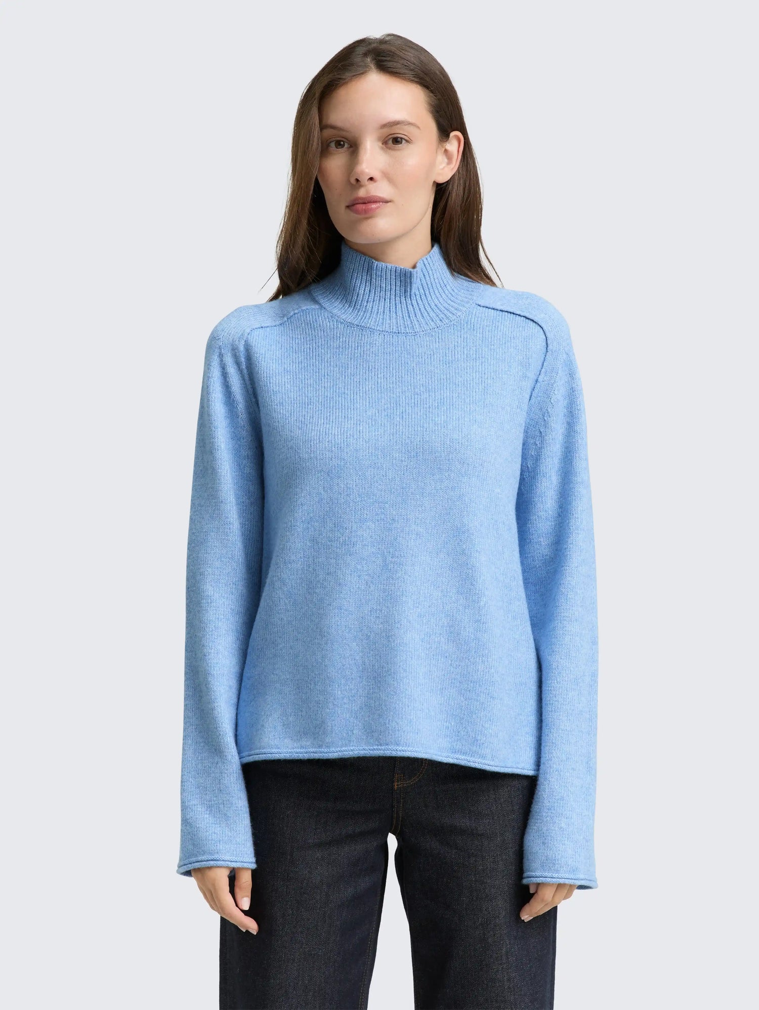 Tom Tailor_0_Loose Fit Knitted Jumper with Stand-Up Collar_1047703_34910_02