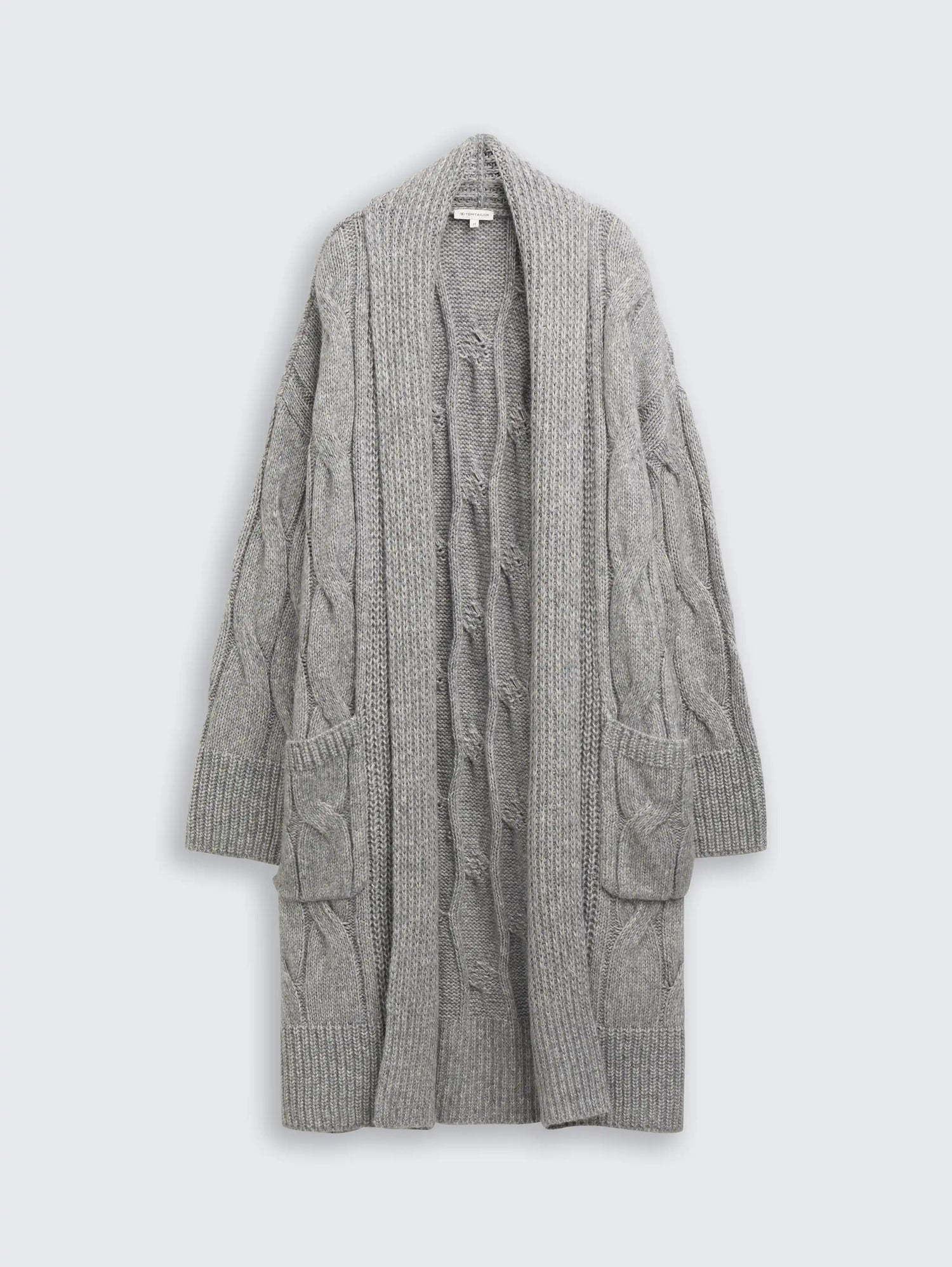 Tom Tailor_0_Loose Fit Cardigan with Cable Knit Pattern_1047710_21373_01