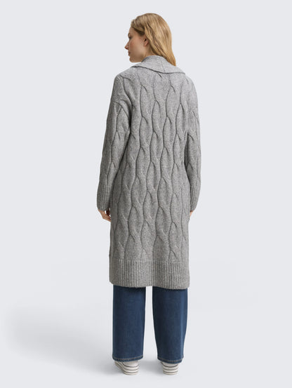 Tom Tailor_0_Loose Fit Cardigan with Cable Knit Pattern_1047710_21373_03