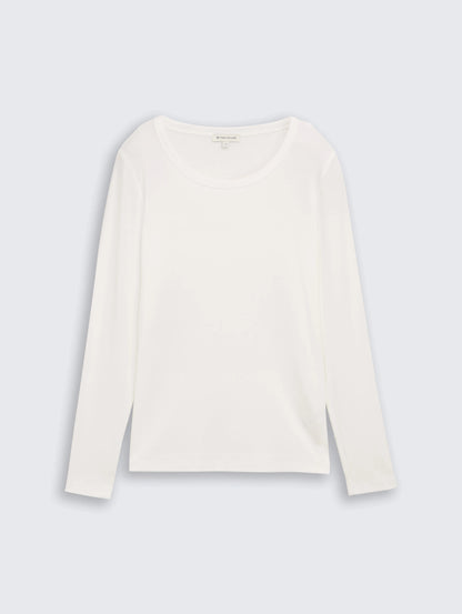 Tom Tailor_0_Basic Slim Fit Long-Sleeved Shirt_1047760_10315_01