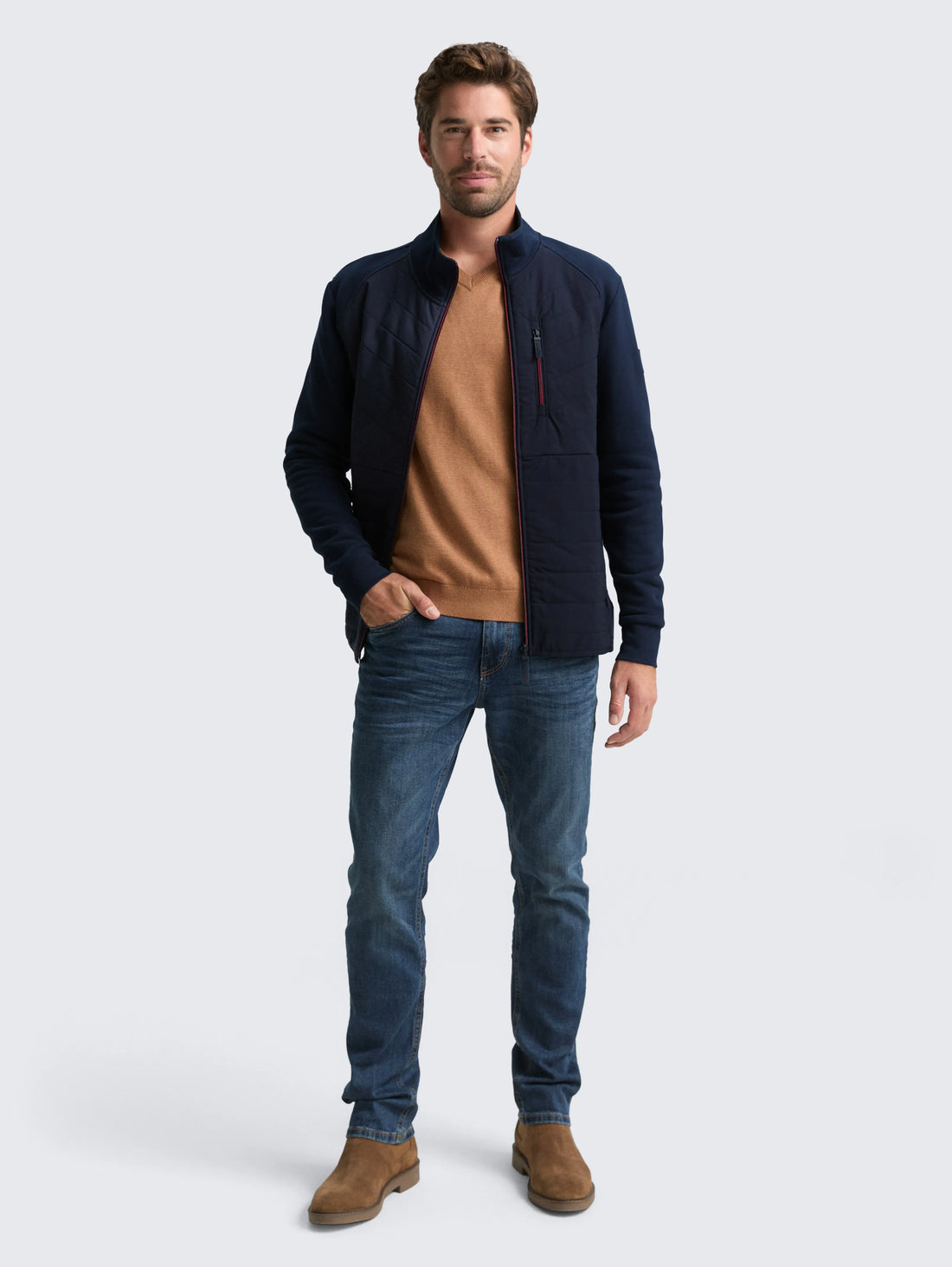 Tom Tailor_0_Hybrid Sweat Jacket with Quilting_1047772_10668_01
