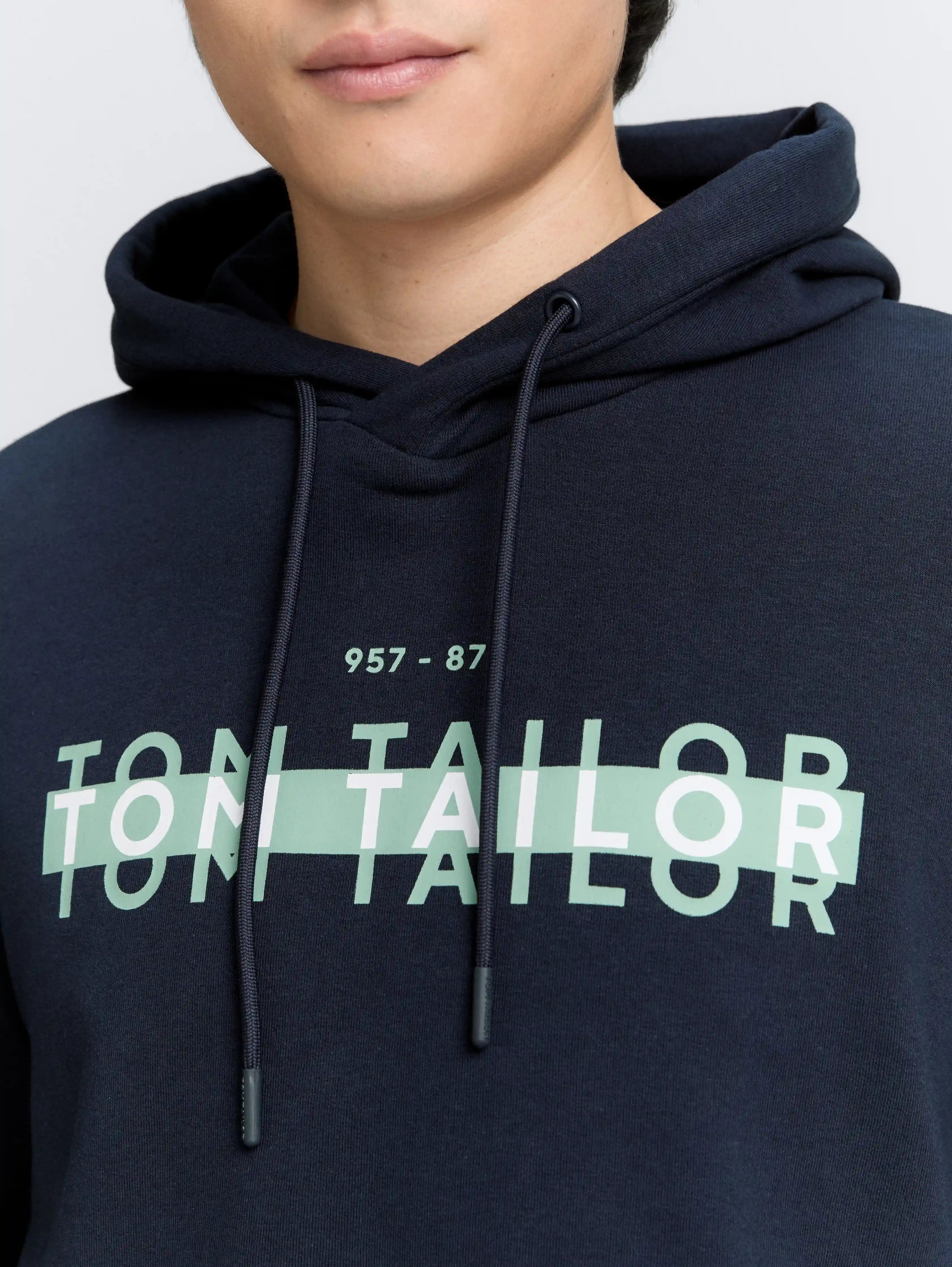 Tom Tailor_0_Hoodie Sweatshirt with Logo Print_1047785_10668_05