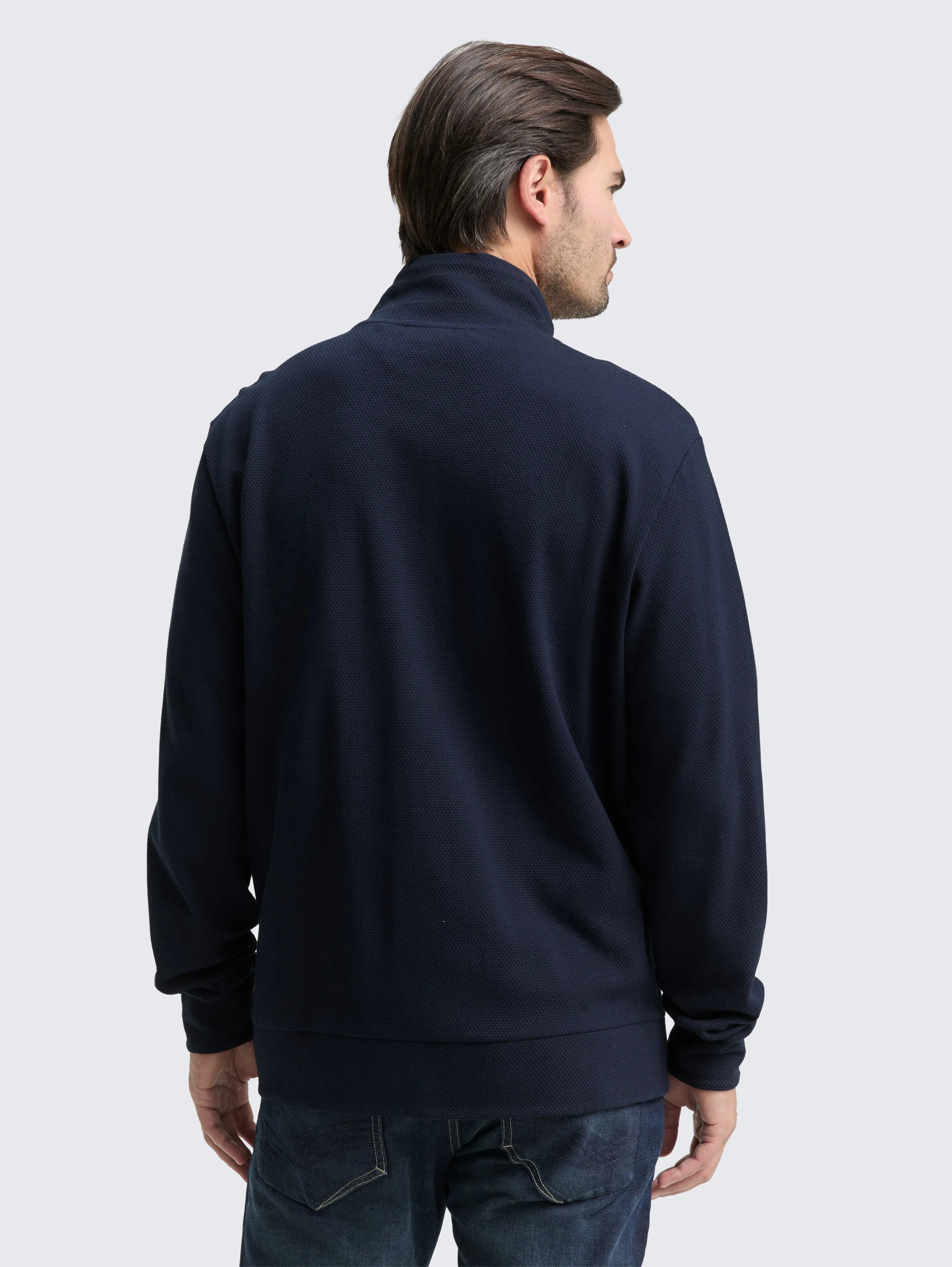 Tom Tailor_0_Ultralight Sweat Jacket with Stand-Up Collar_1047792_10668_03