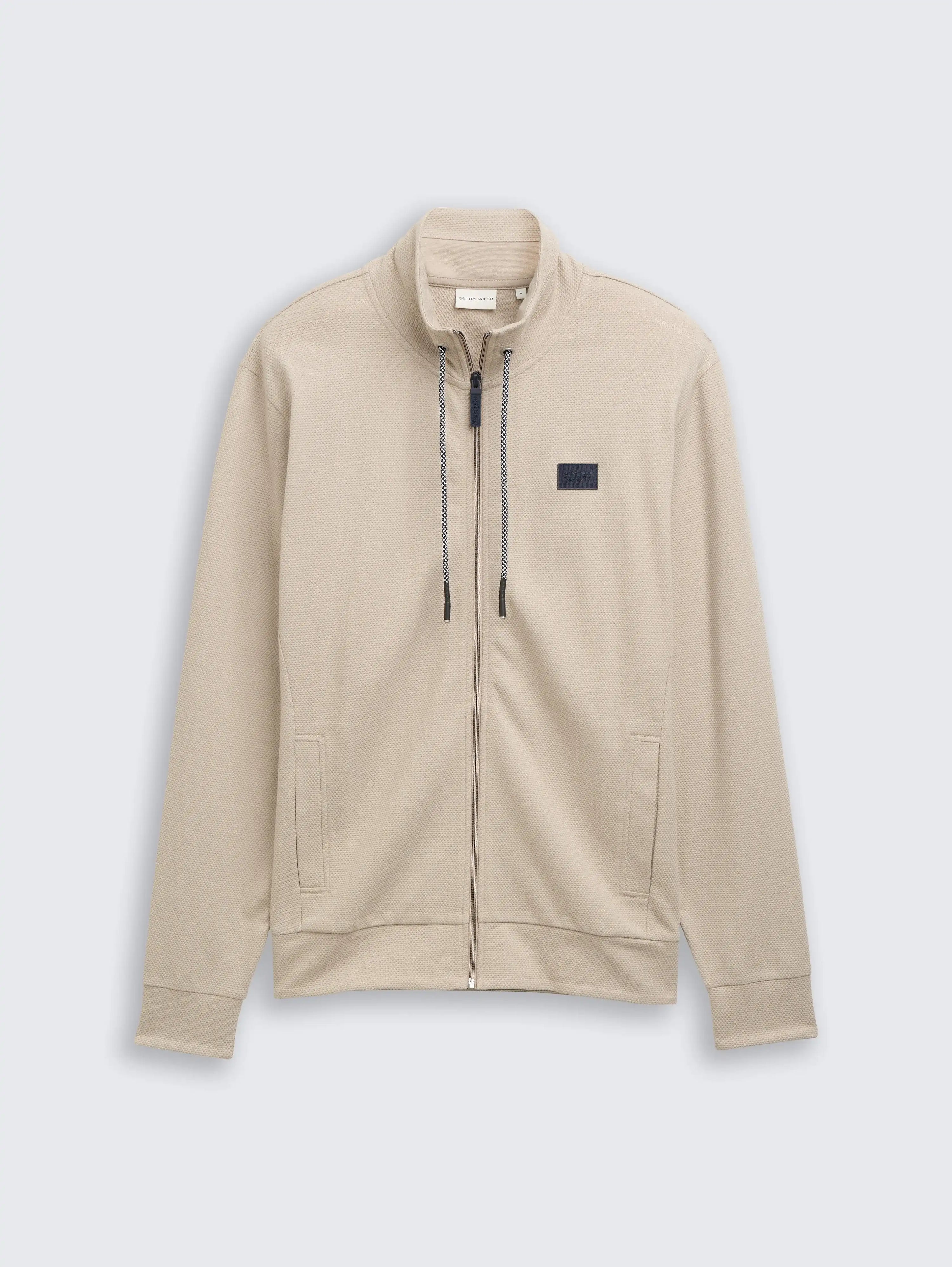 Tom Tailor_0_Ultralight Sweat Jacket with Stand-Up Collar_1047792_16764_04