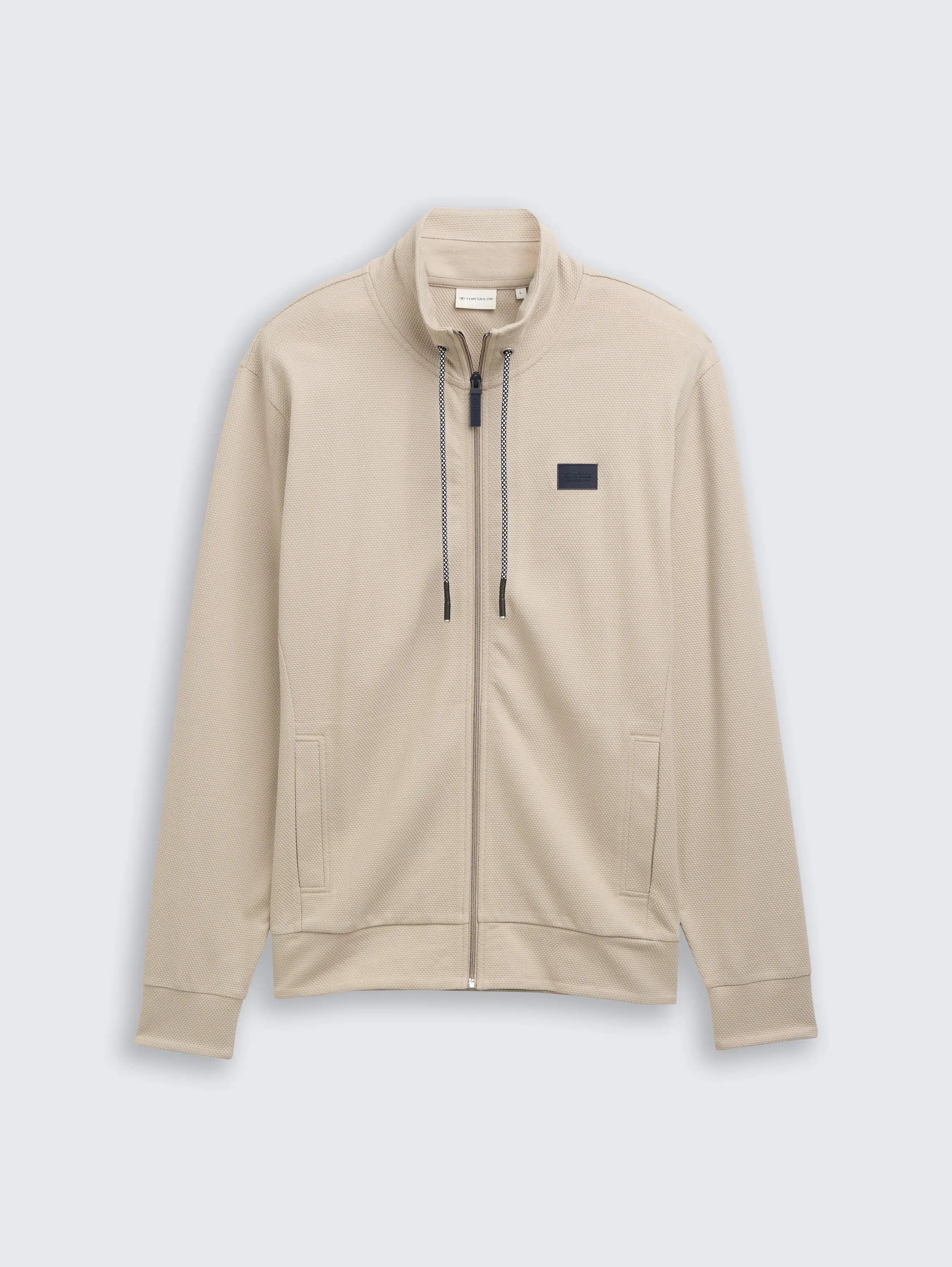 Tom Tailor_0_Ultralight Sweat Jacket with Stand-Up Collar_1047792_16764_04