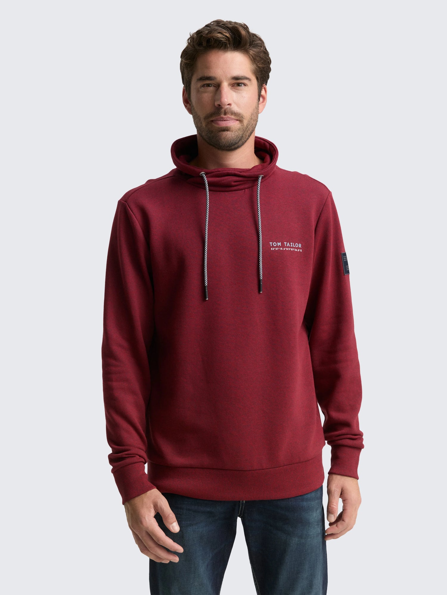 Tom Tailor_0_Snood Sweatshirt with Logo Details_1047799_39419_02