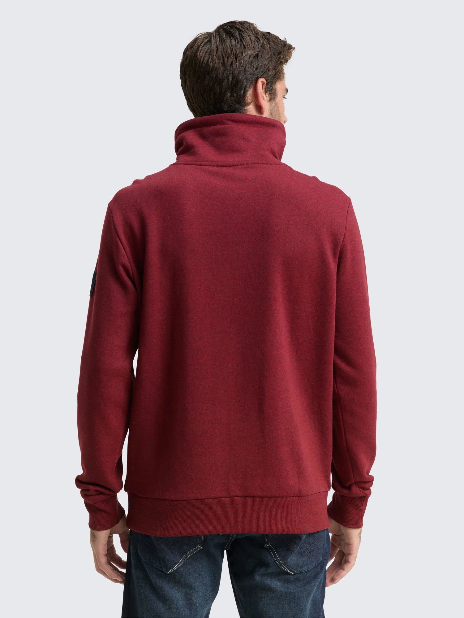 Tom Tailor_0_Snood Sweatshirt with Logo Details_1047799_39419_03