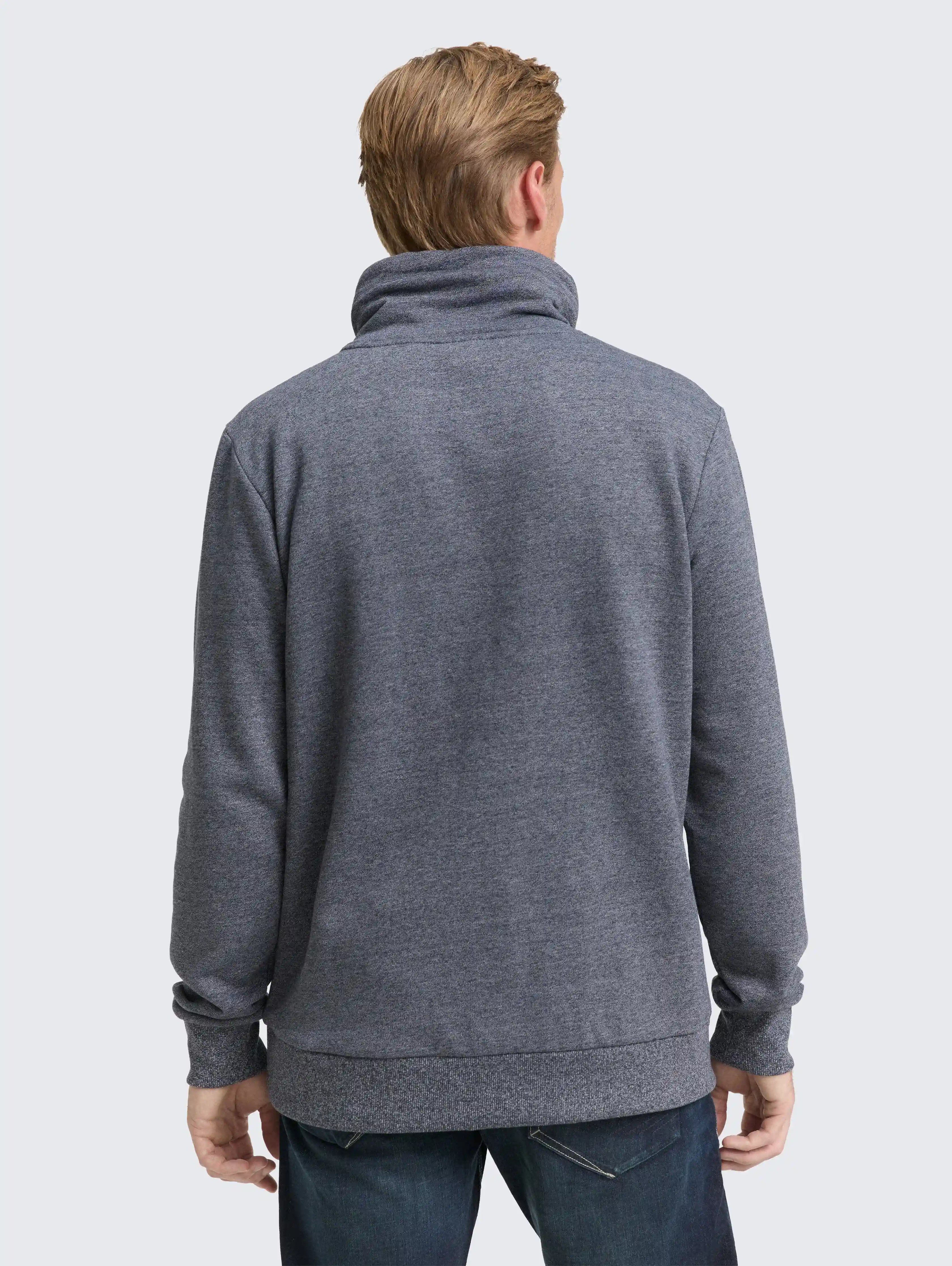 Tom Tailor_0_Snood Sweatshirt in a Melange Look_1047805_19932_03