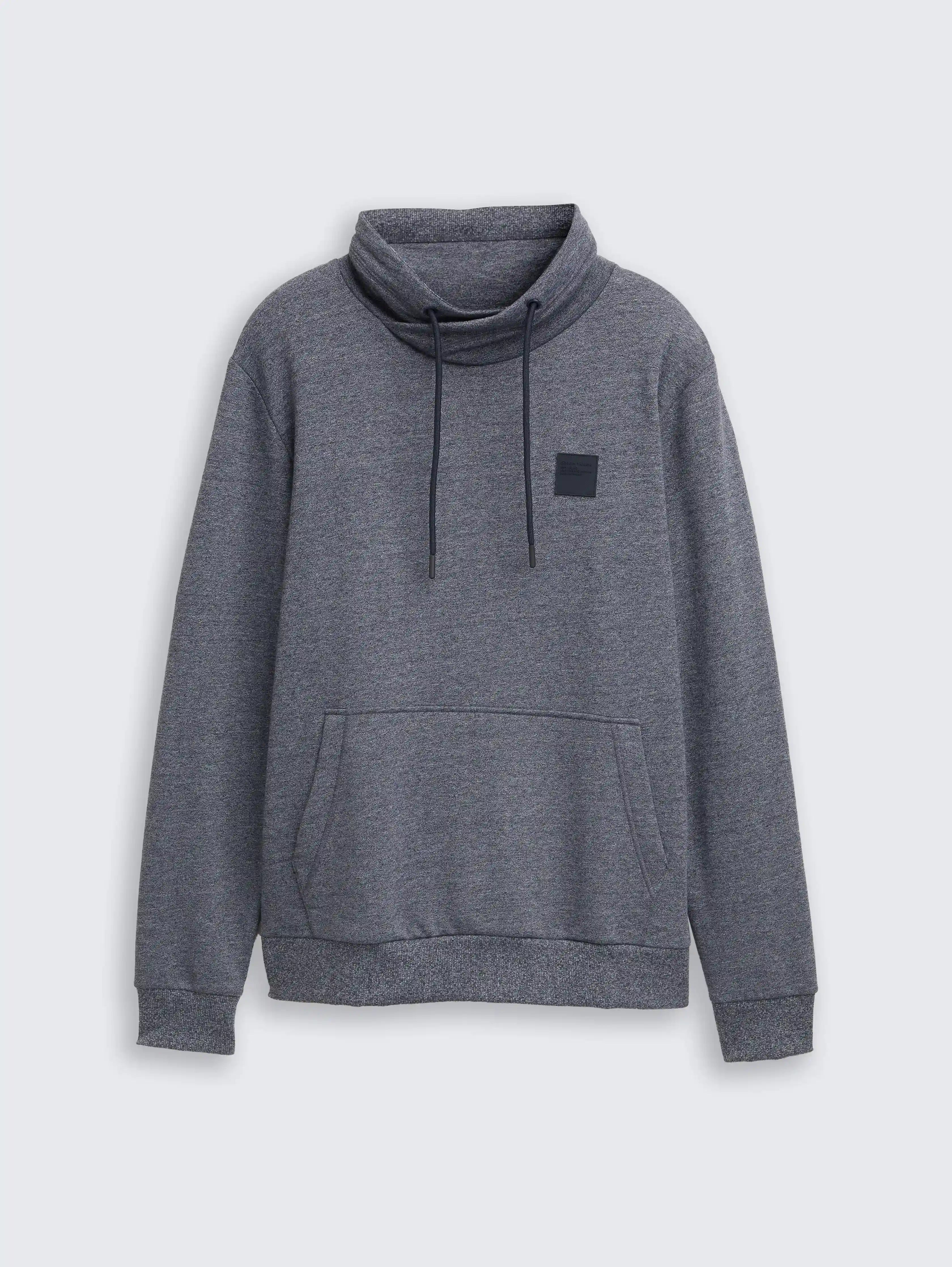 Tom Tailor_0_Snood Sweatshirt in a Melange Look_1047805_19932_04