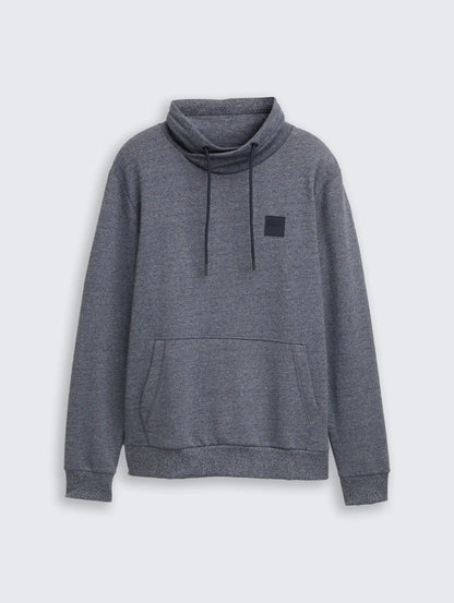 Tom Tailor_0_Snood Sweatshirt in a Melange Look_1047805_19932_04