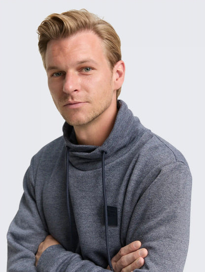 Tom Tailor_0_Snood Sweatshirt in a Melange Look_1047805_19932_05