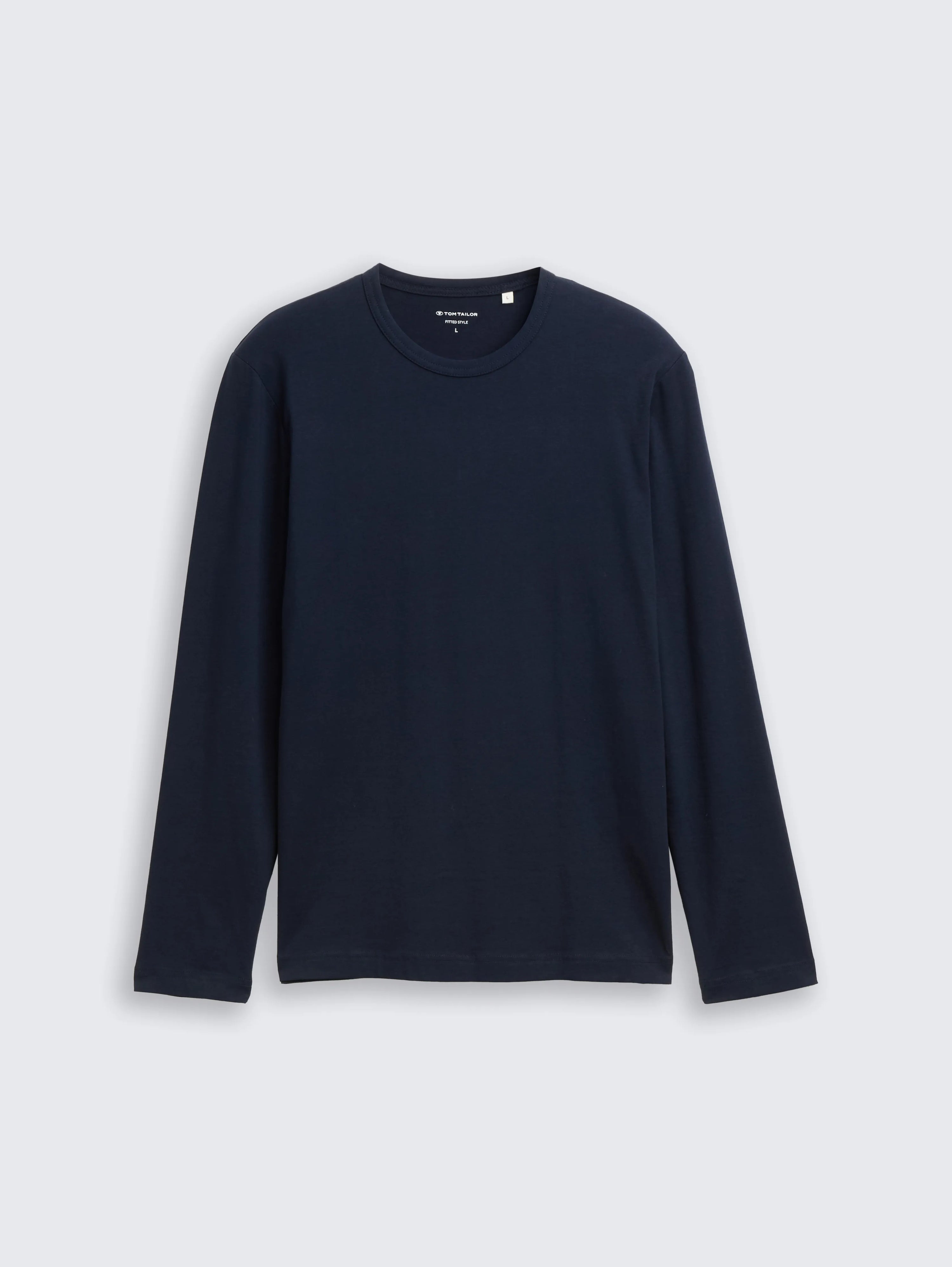 Tom Tailor_0_Slim Fit Long Sleeve Shirt with Stretch_1047811_10668_01