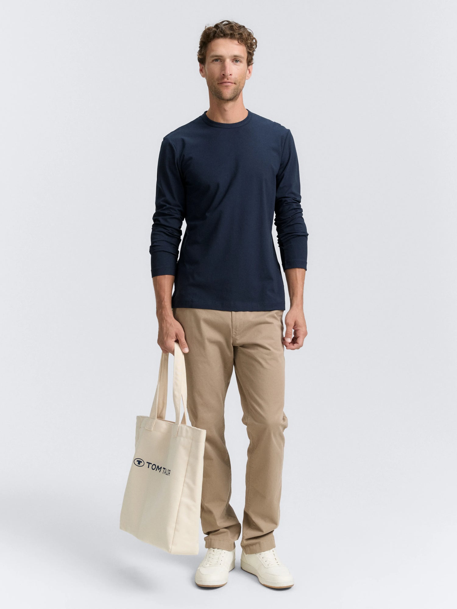 Tom Tailor_0_Slim Fit Long Sleeve Shirt with Stretch_1047811_10668_03