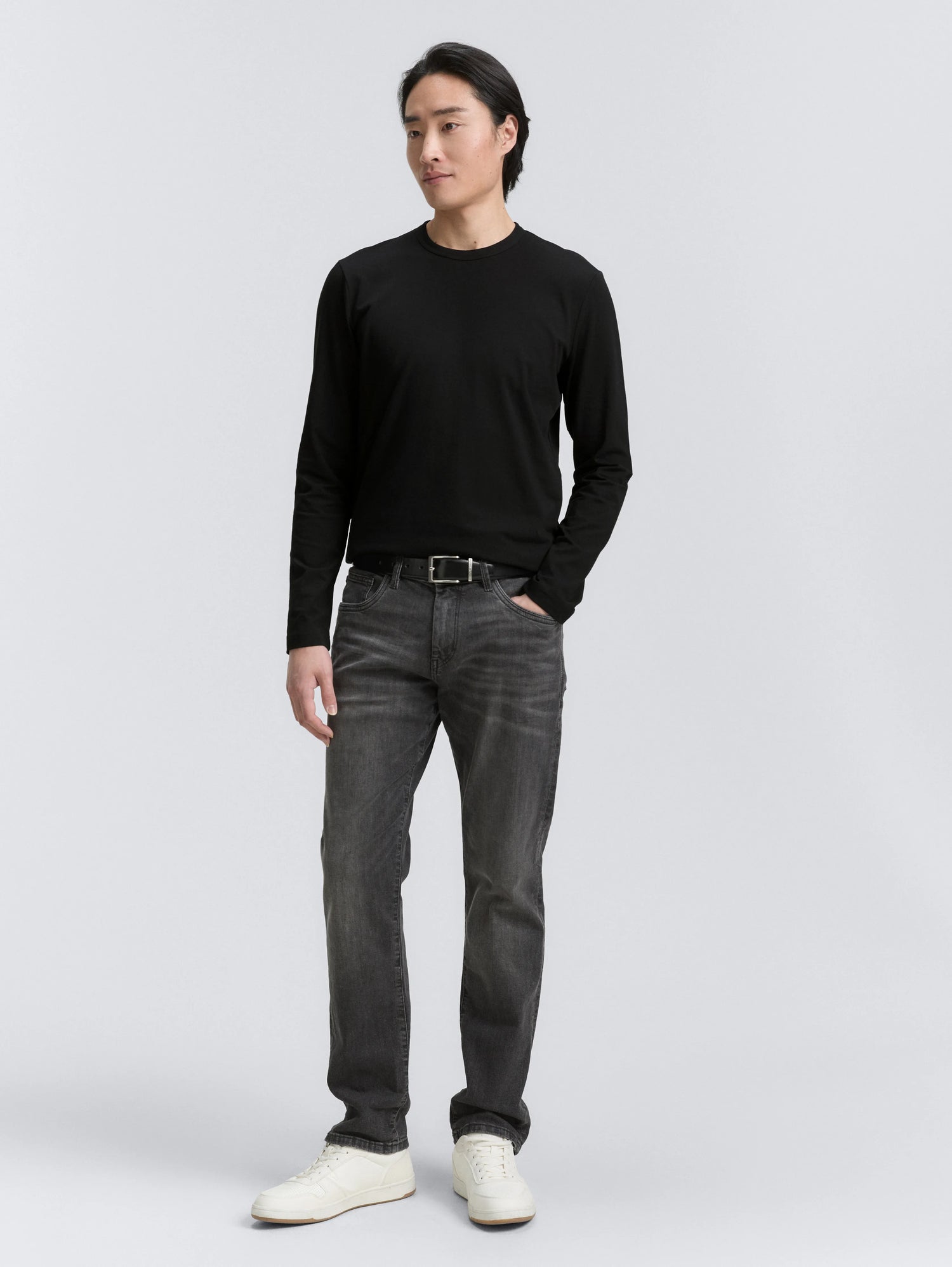 Tom Tailor_0_Slim Fit Long Sleeve Shirt with Stretch_1047811_29999_03