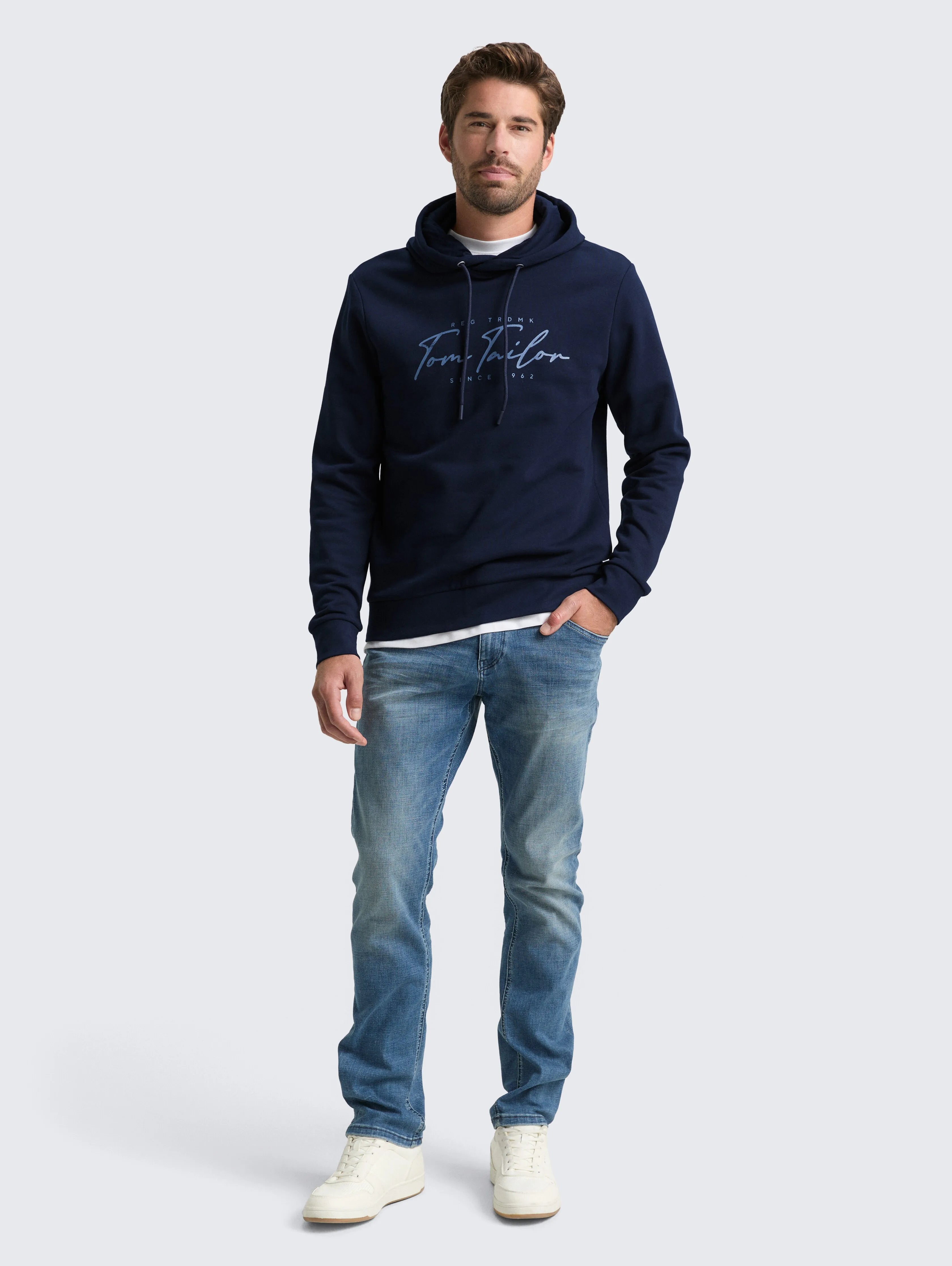 Tom Tailor_0_Hoodie Sweatshirt with Logo Print_1047825_15148_01