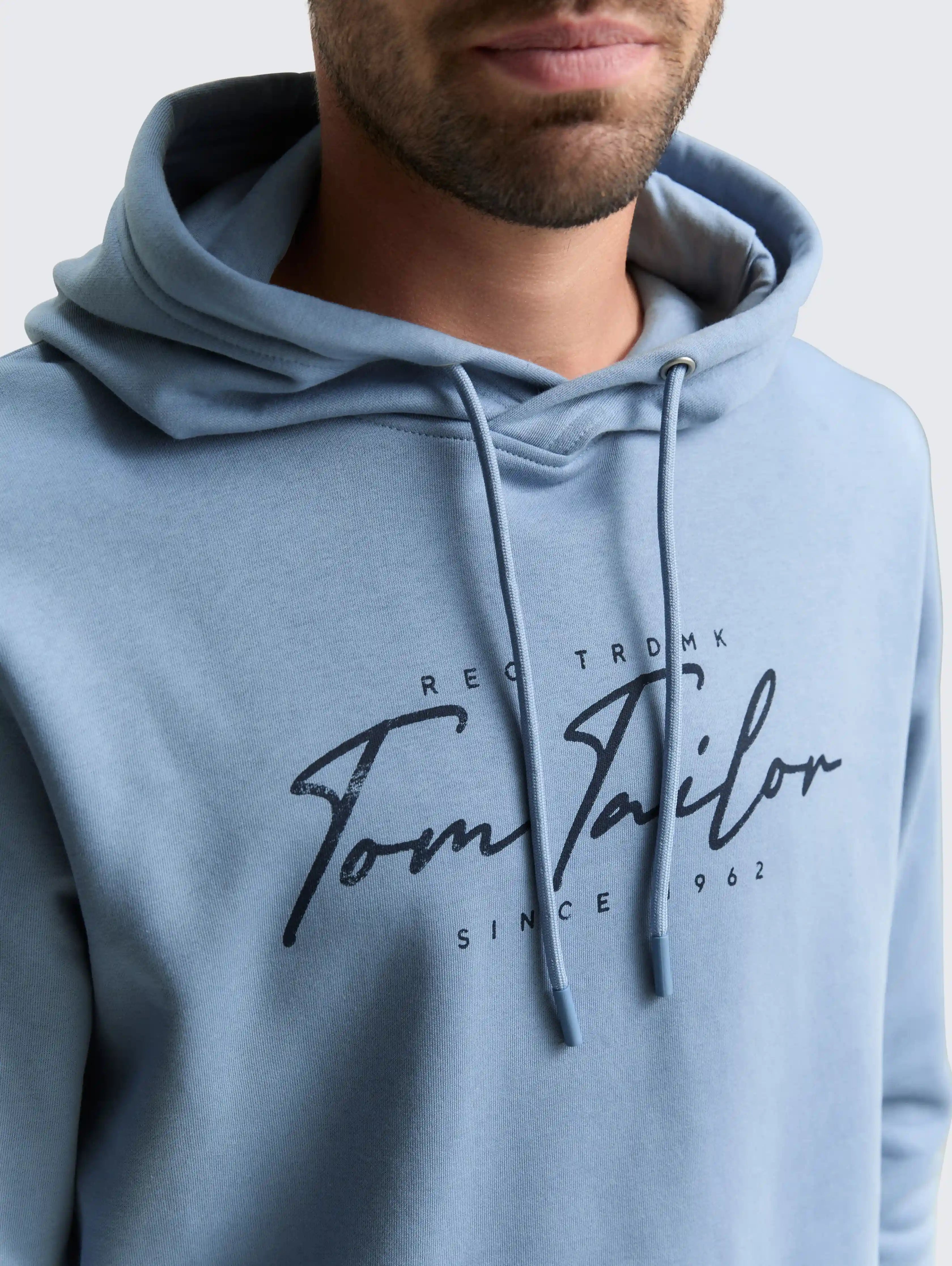 Tom Tailor_0_Hoodie Sweatshirt with Logo Print_1047825_28800_05