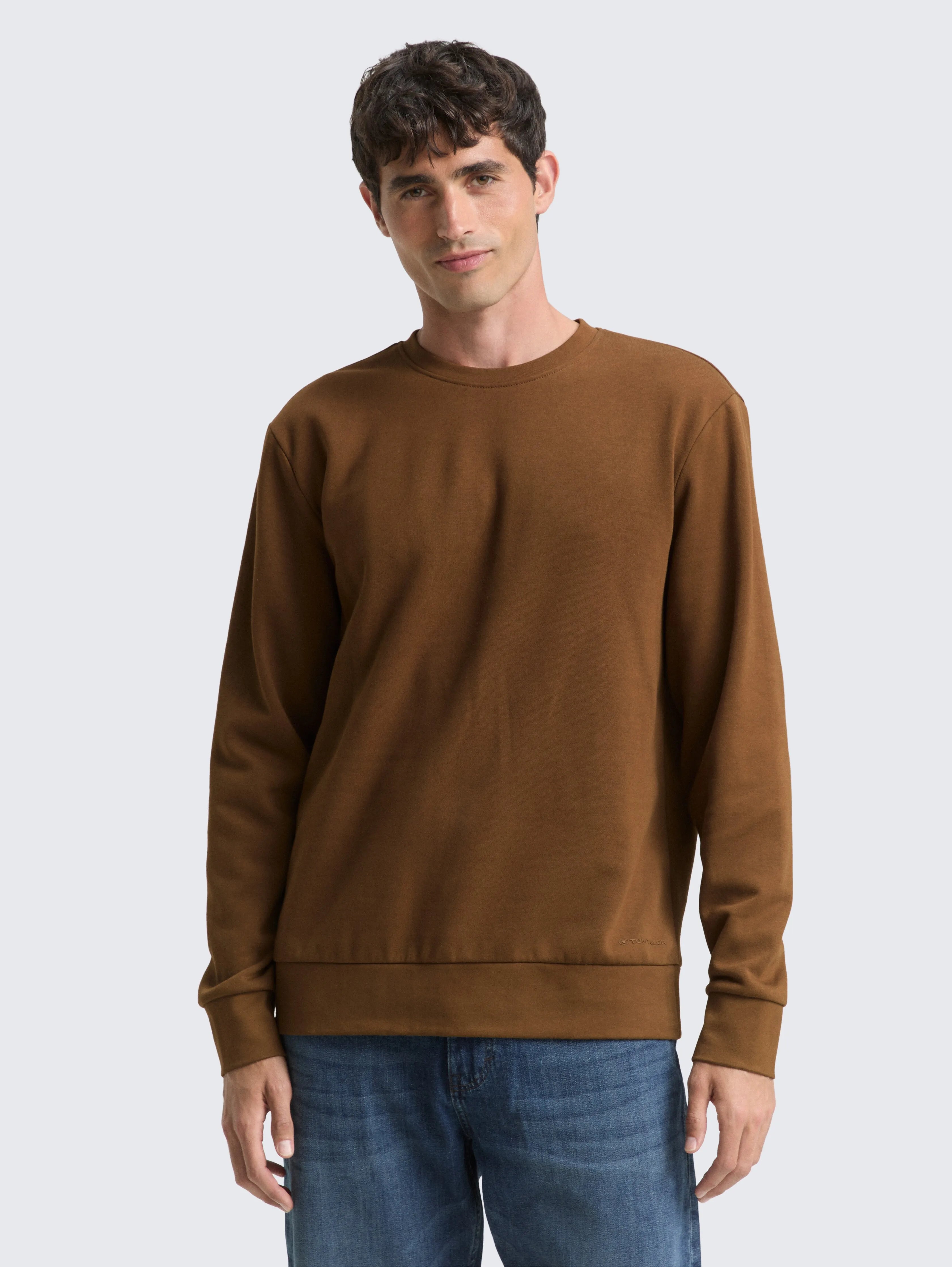 Tom Tailor_0_Basic Sweatshirt in Plain Colours_1047826_23900_02