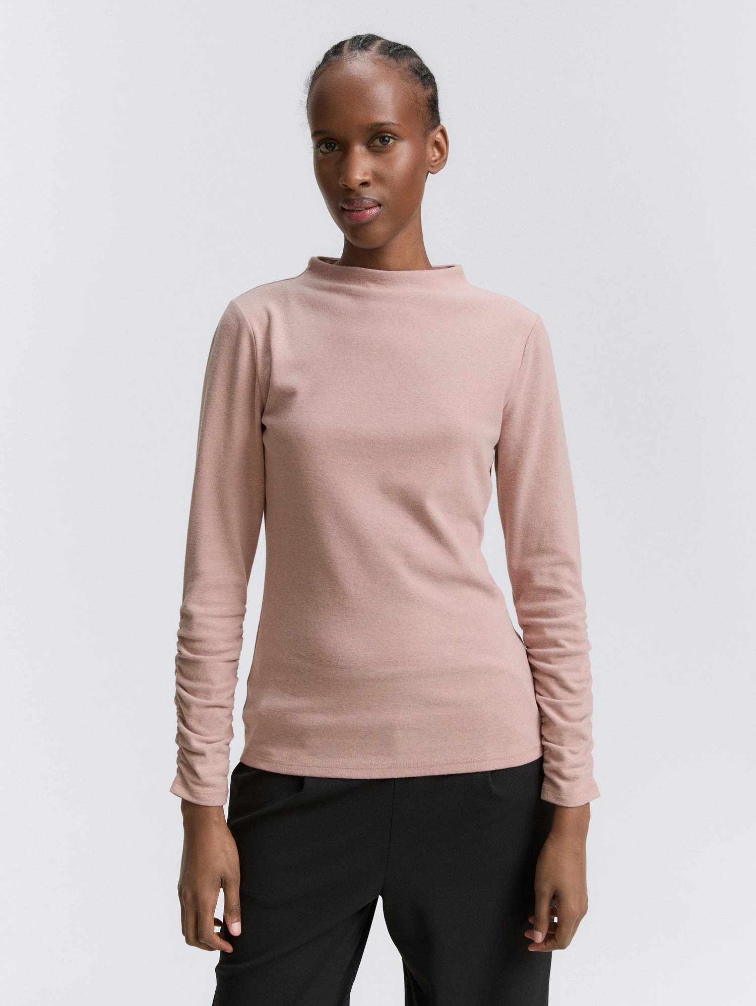 Tom Tailor_0_Long-Sleeved Shirt with Gathered Sleeves_1047847_12120_02