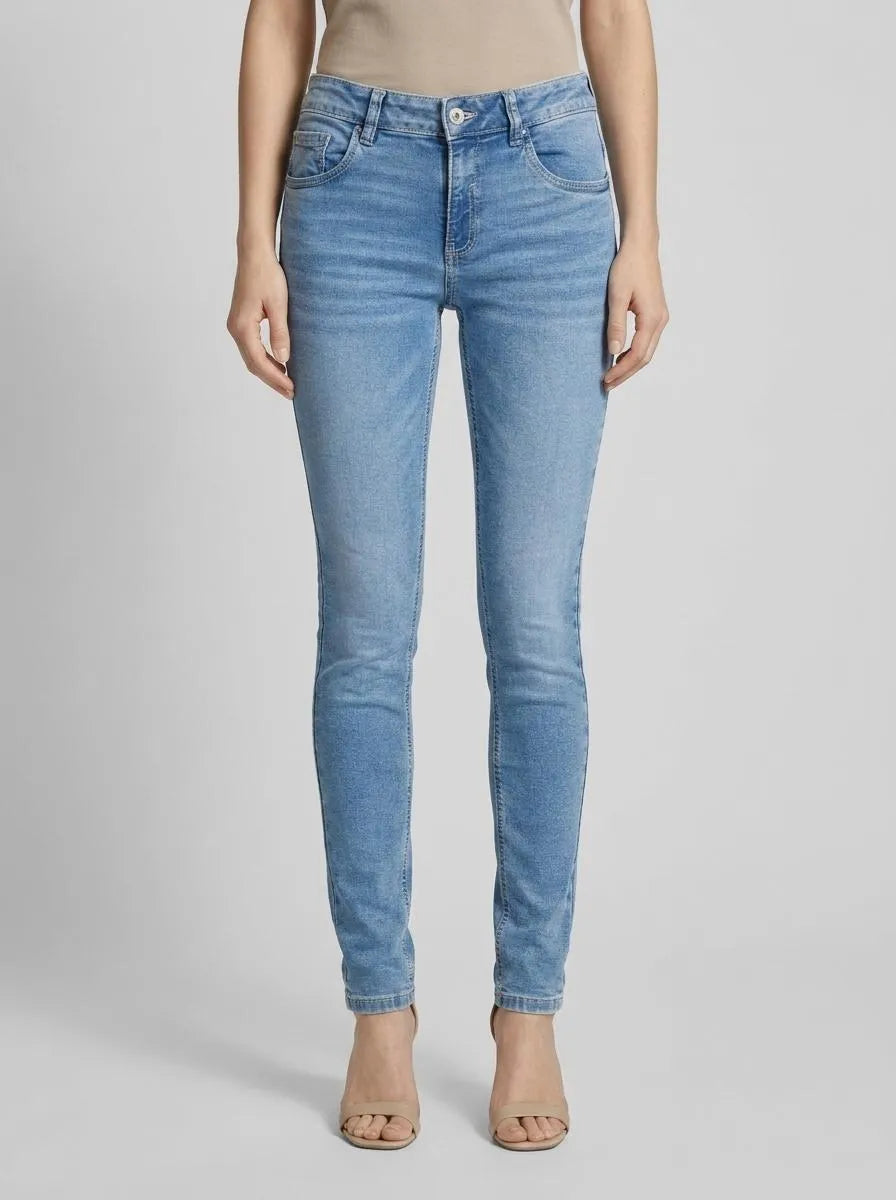 Tom Tailor Light Stone Bright Blue Denim Women Ttlucie Skinny Jeans SKU: 1047848_10151 Image 00