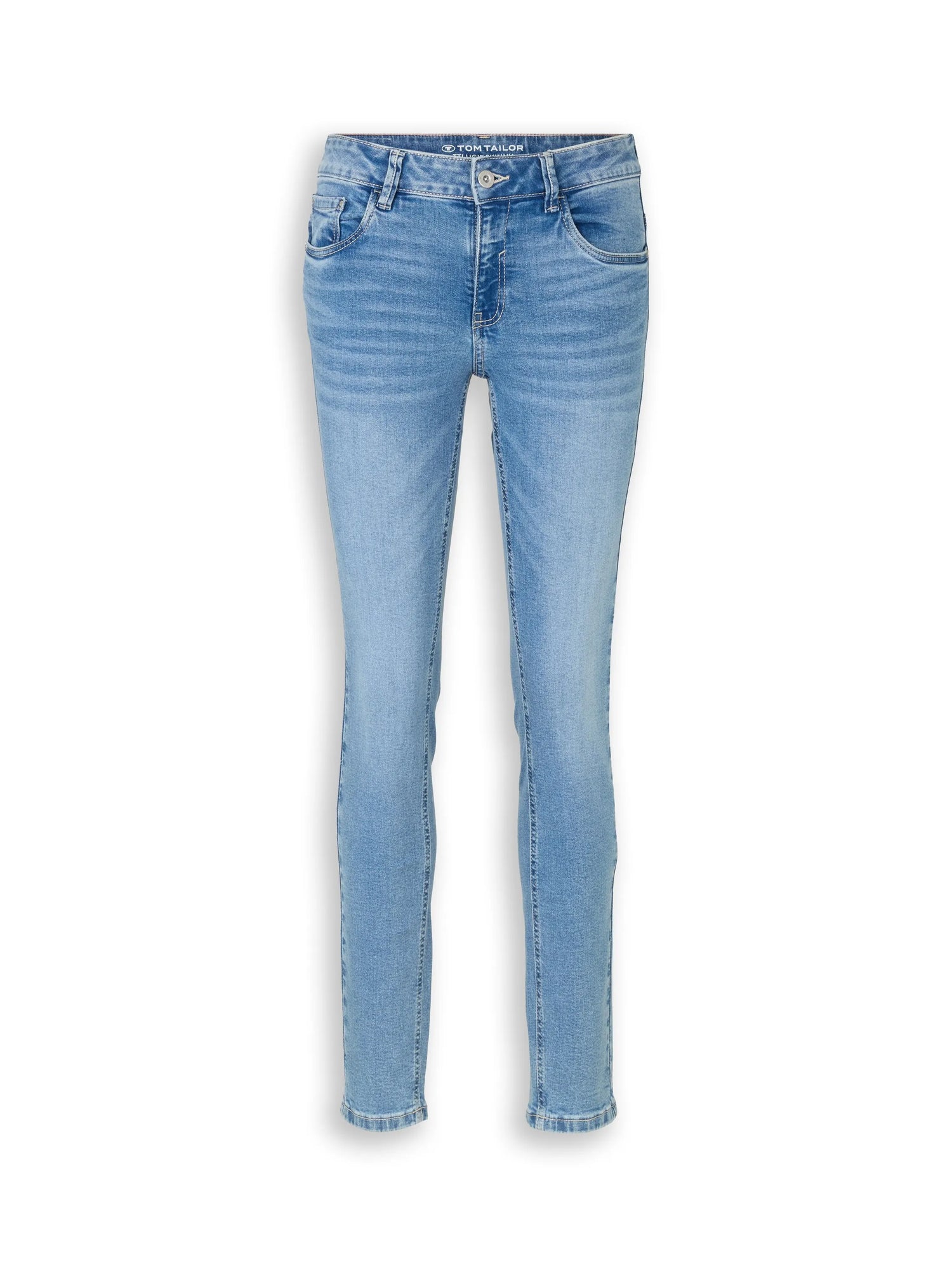 Tom Tailor Light Stone Bright Blue Denim Women Ttlucie Skinny Jeans SKU: 1047848_10151 Image 06