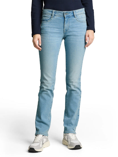 Tom Tailor Light Stone Blue Denim Women Ttliva Straight Jeans SKU: 1047849_10142 Image 01