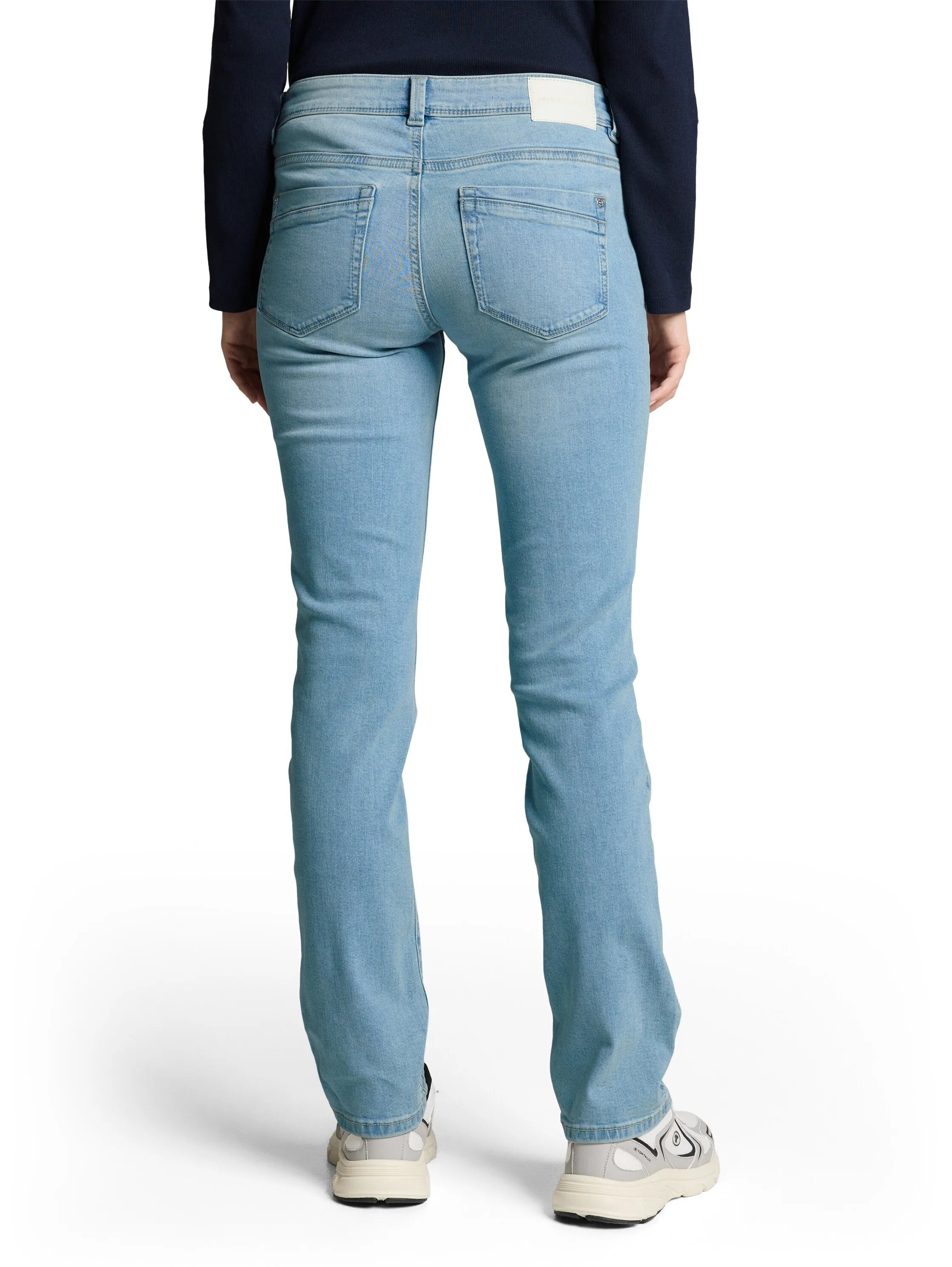 Tom Tailor Light Stone Blue Denim Women Ttliva Straight Jeans SKU: 1047849_10142 Image 02