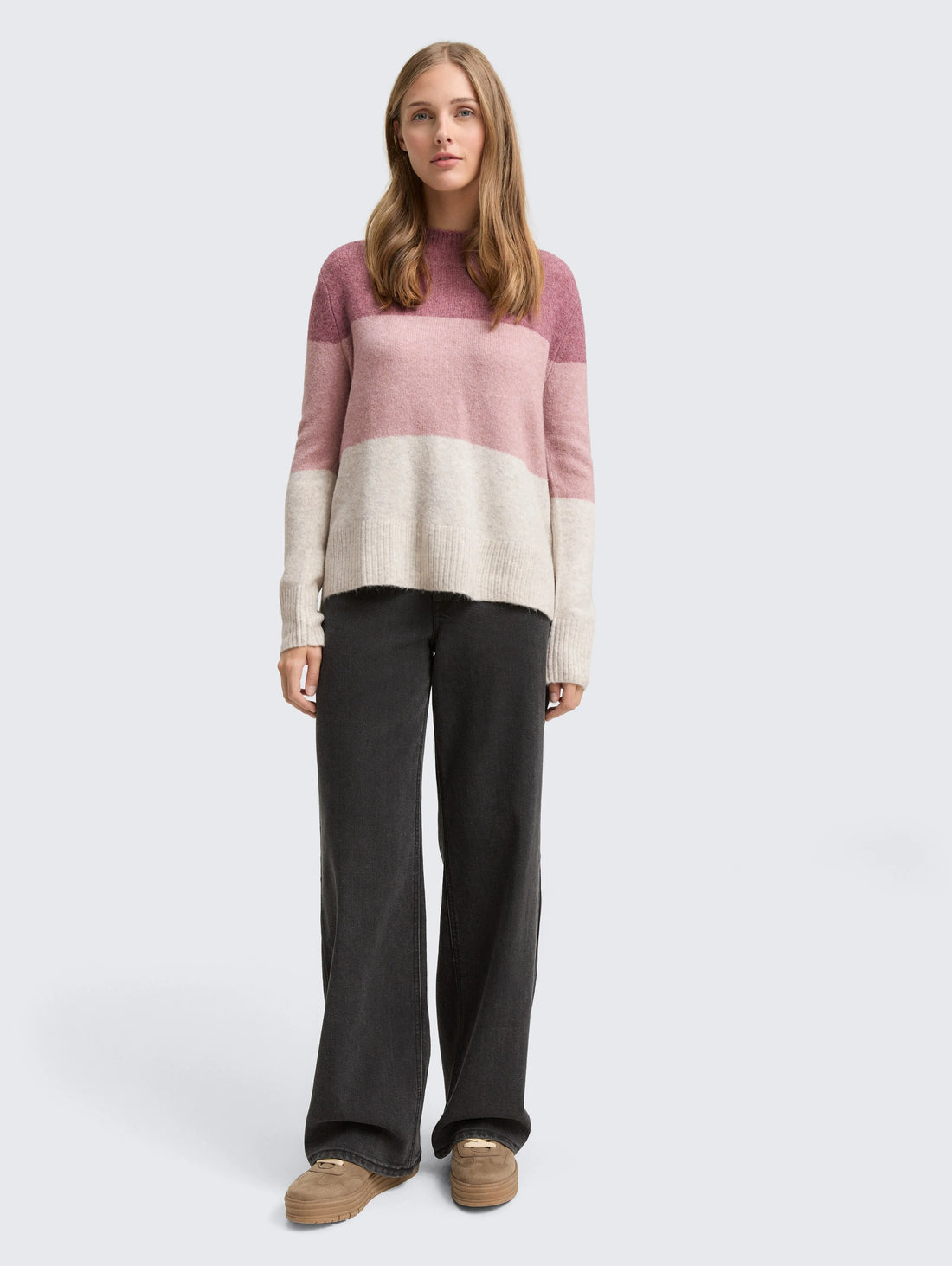Tom Tailor_0_Knitted Jumper with Colour Blocking_1047880_38549_01