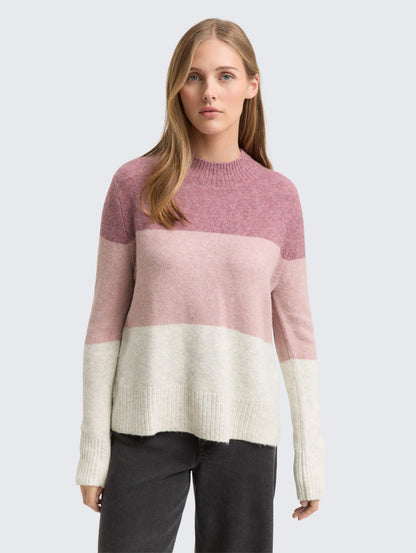 Tom Tailor_0_Knitted Jumper with Colour Blocking_1047880_38549_02