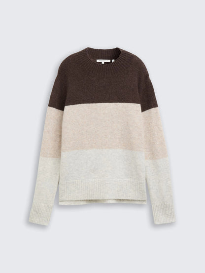Tom Tailor_0_Knitted Jumper with Colour Blocking_1047880_39191_01